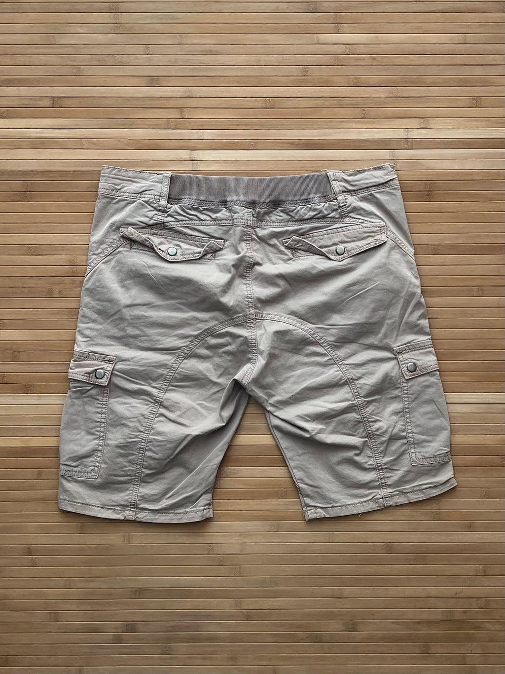 Beige Cargo Shorts (36)