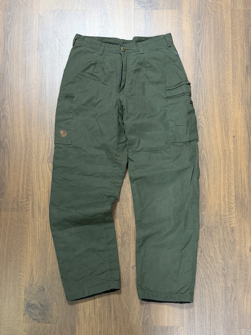 Fjallraven G1000 Khaki Cargo Pants (32x30)