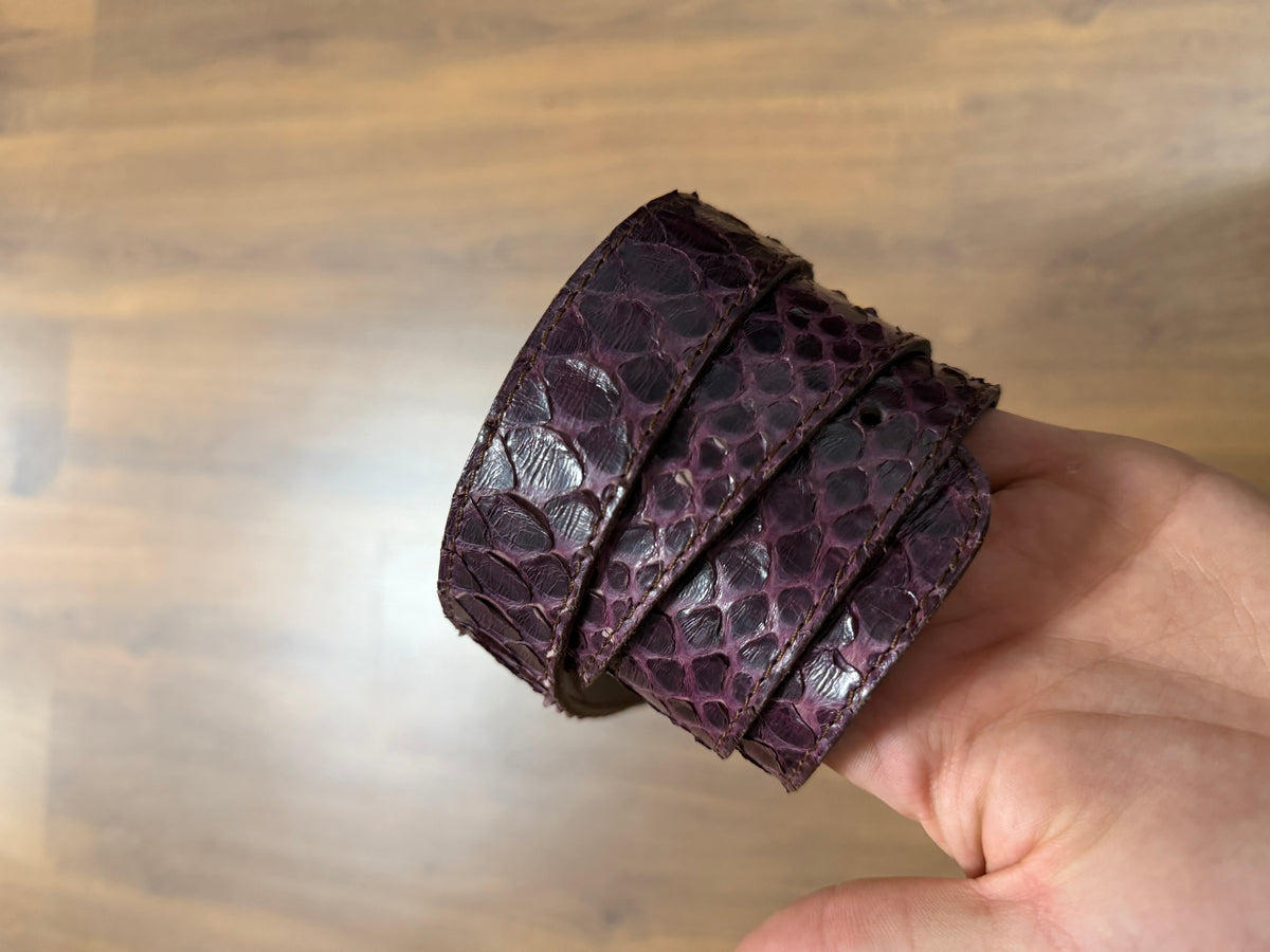 Purple Snake Skin Belt (34/38)