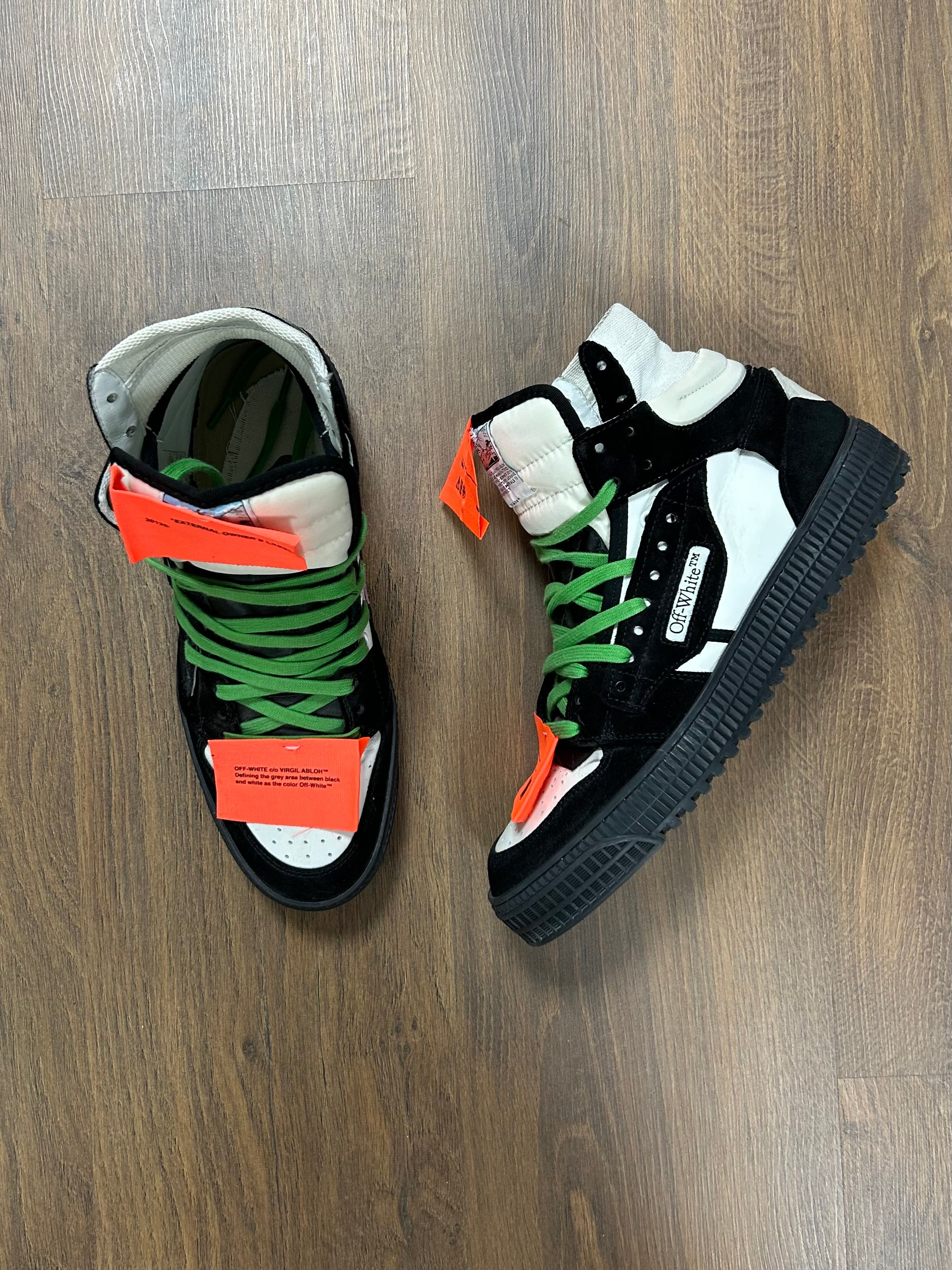 Off White 3.0 Off Court High Top Sneakers (42)