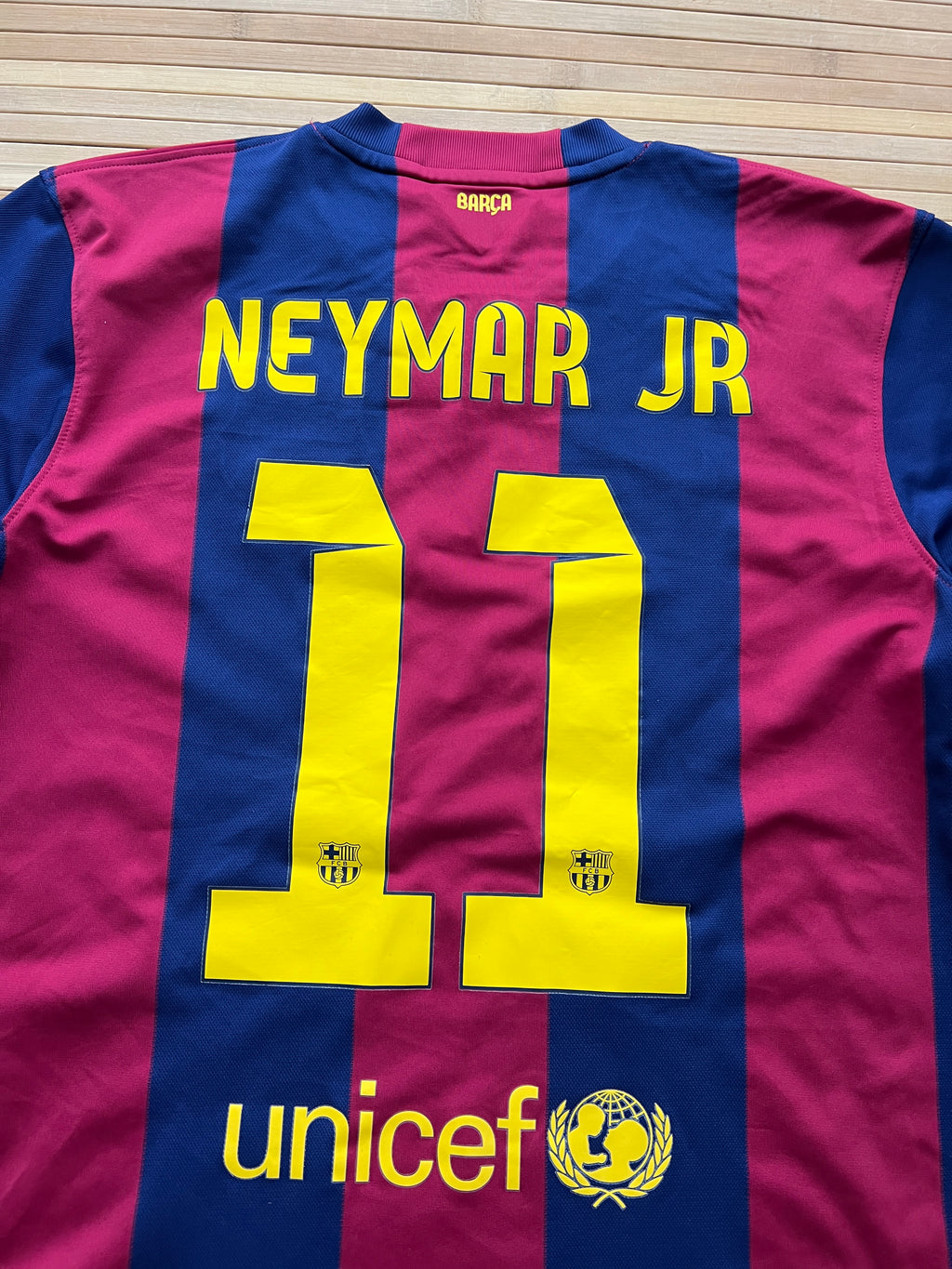 Neymar Jr Barcelona 2014-2015 Home Jersey (M)