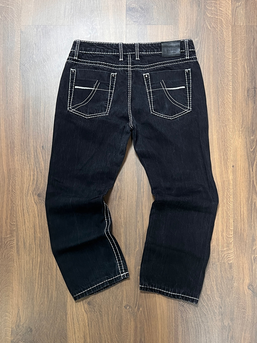 Black camp david y2K jeans(34x30)