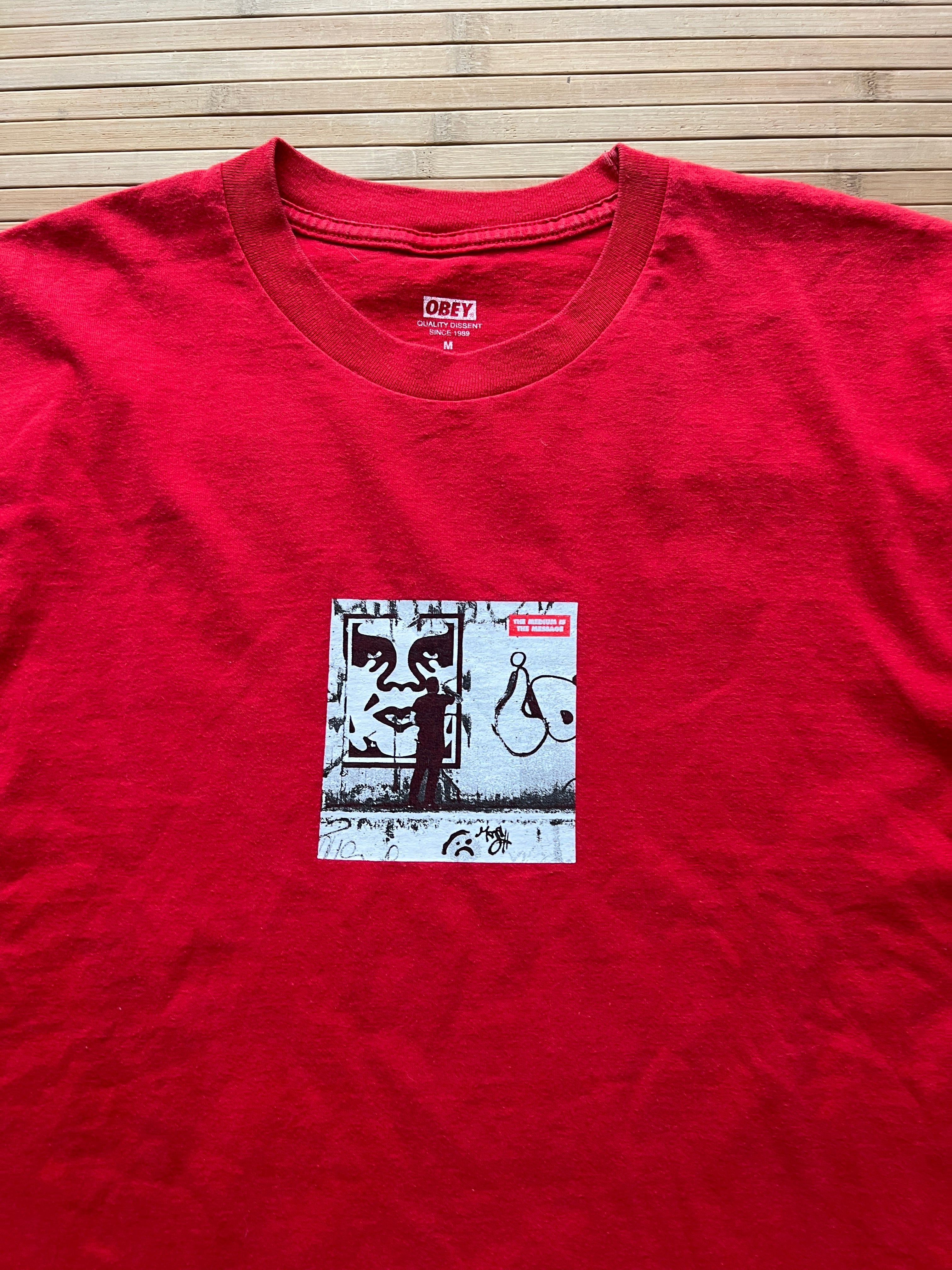 Obey Box Logo Tshirt (M)