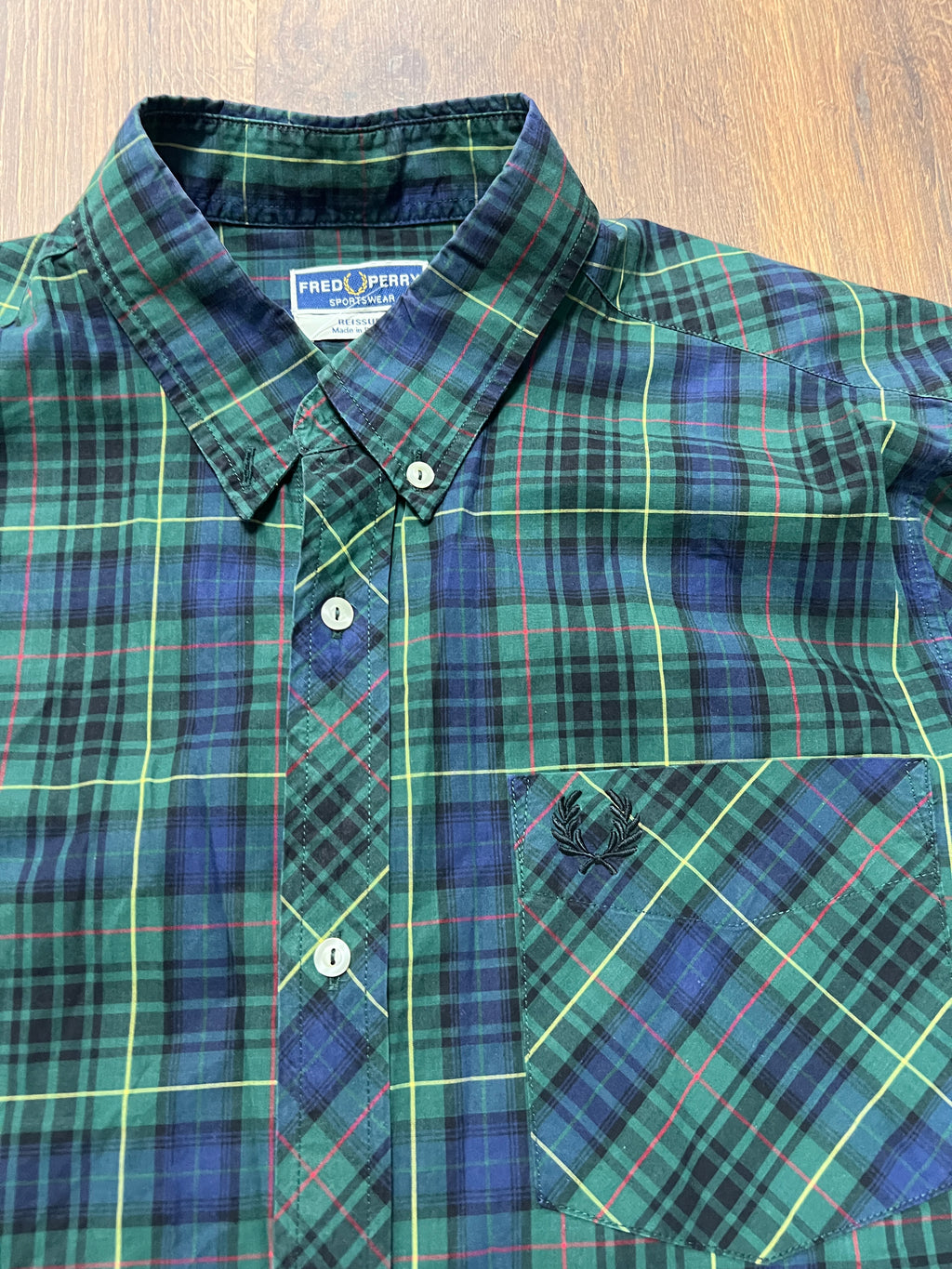 Fred Perry Chequered Shirt ( L)
