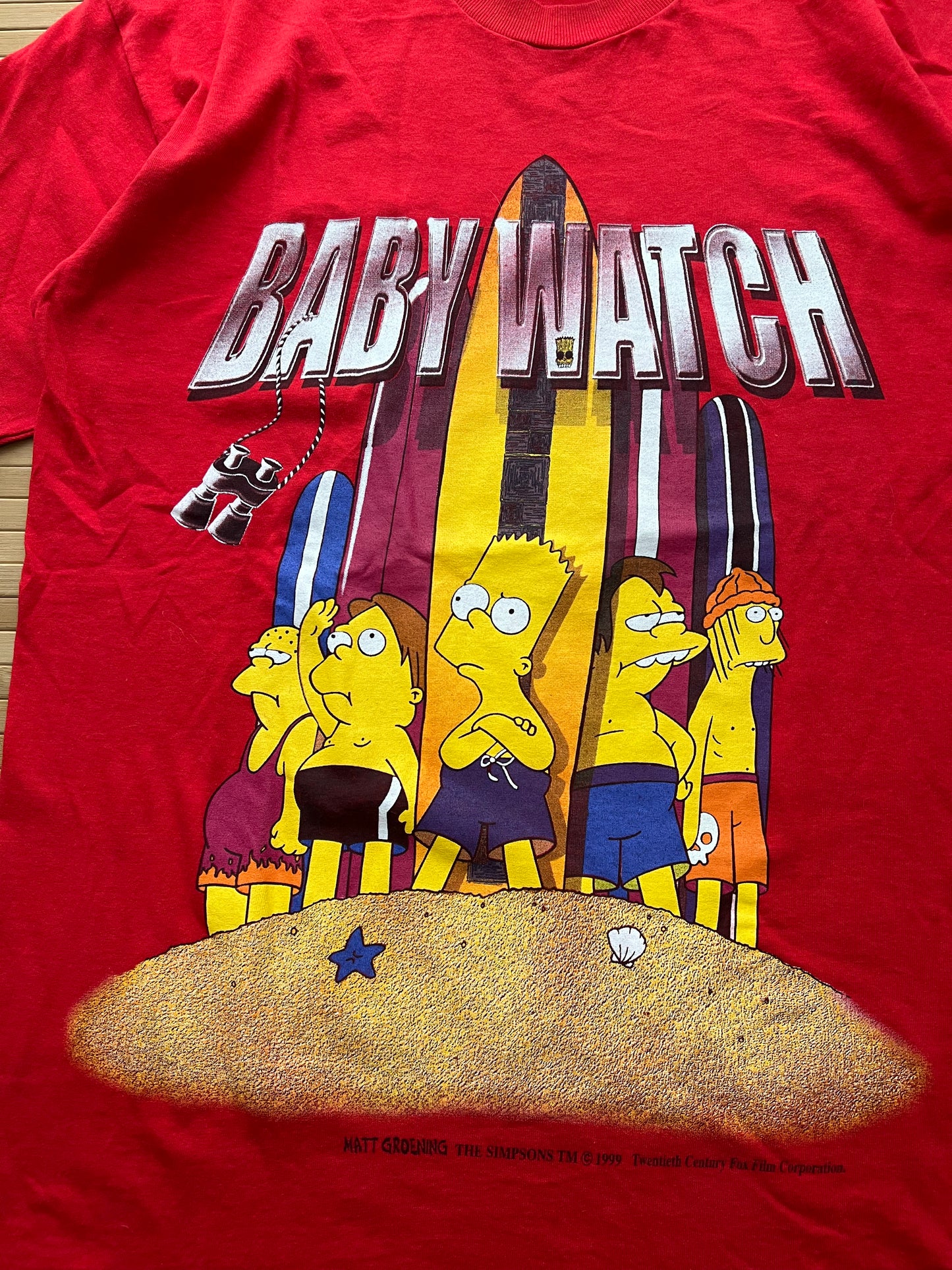 Simpson 1999 Baby Watch T-Shirt (L)