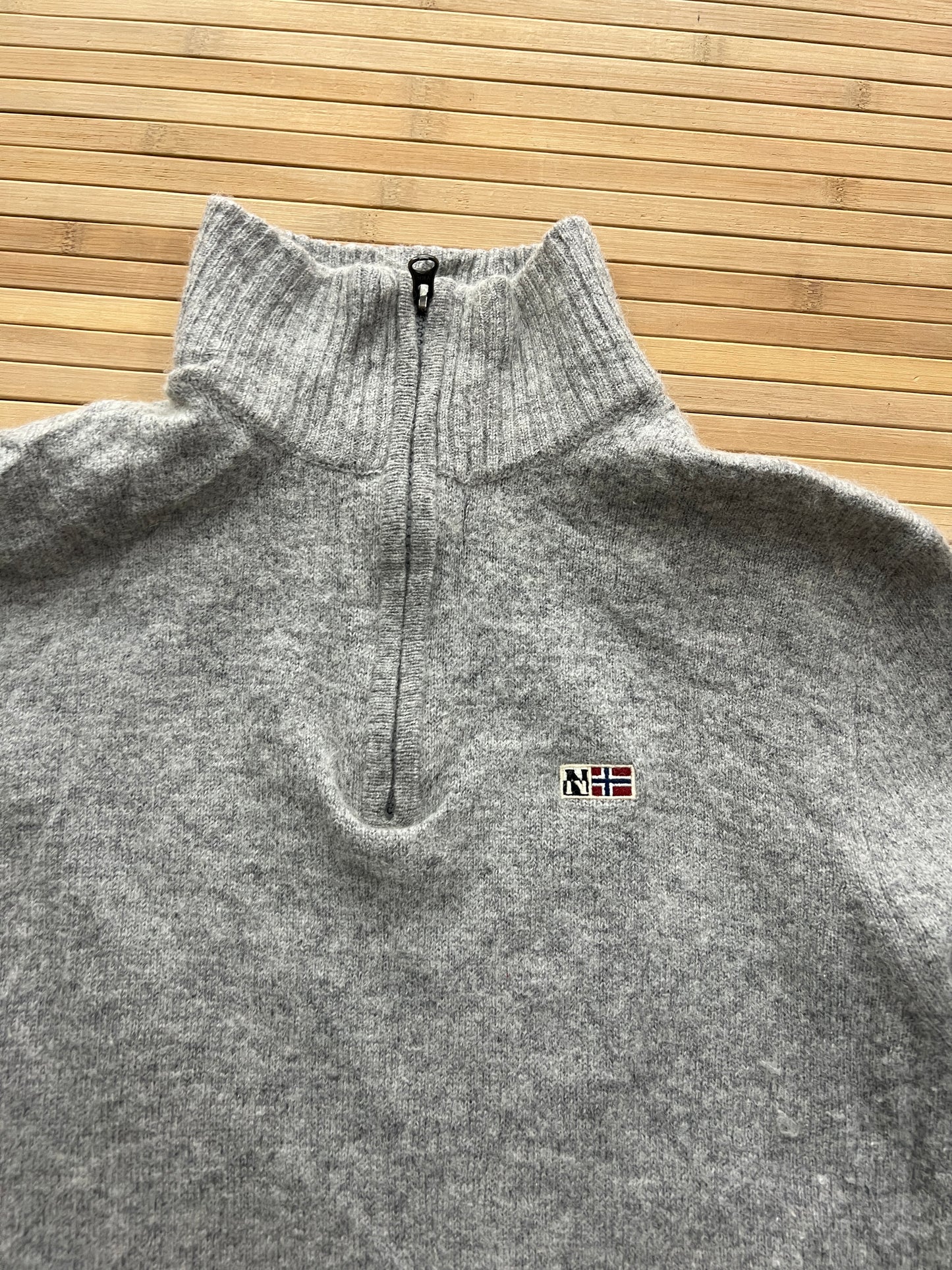 Napapijri 1/4 Zip Up Knitwear (S)