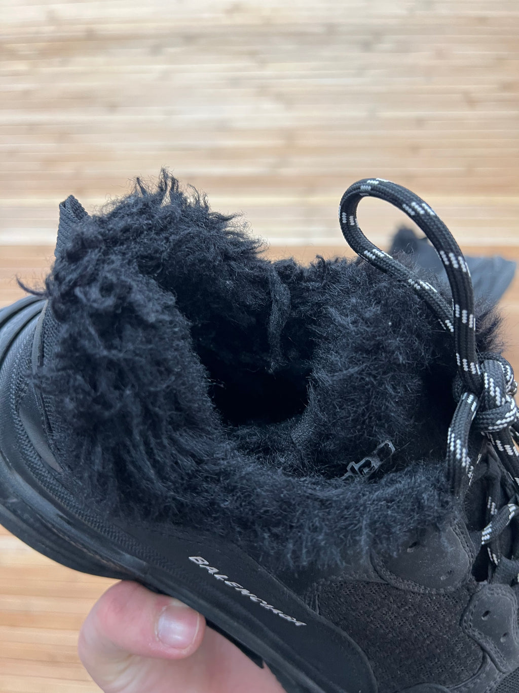 Balenciaga Triple S Limited Fur Edition (45)