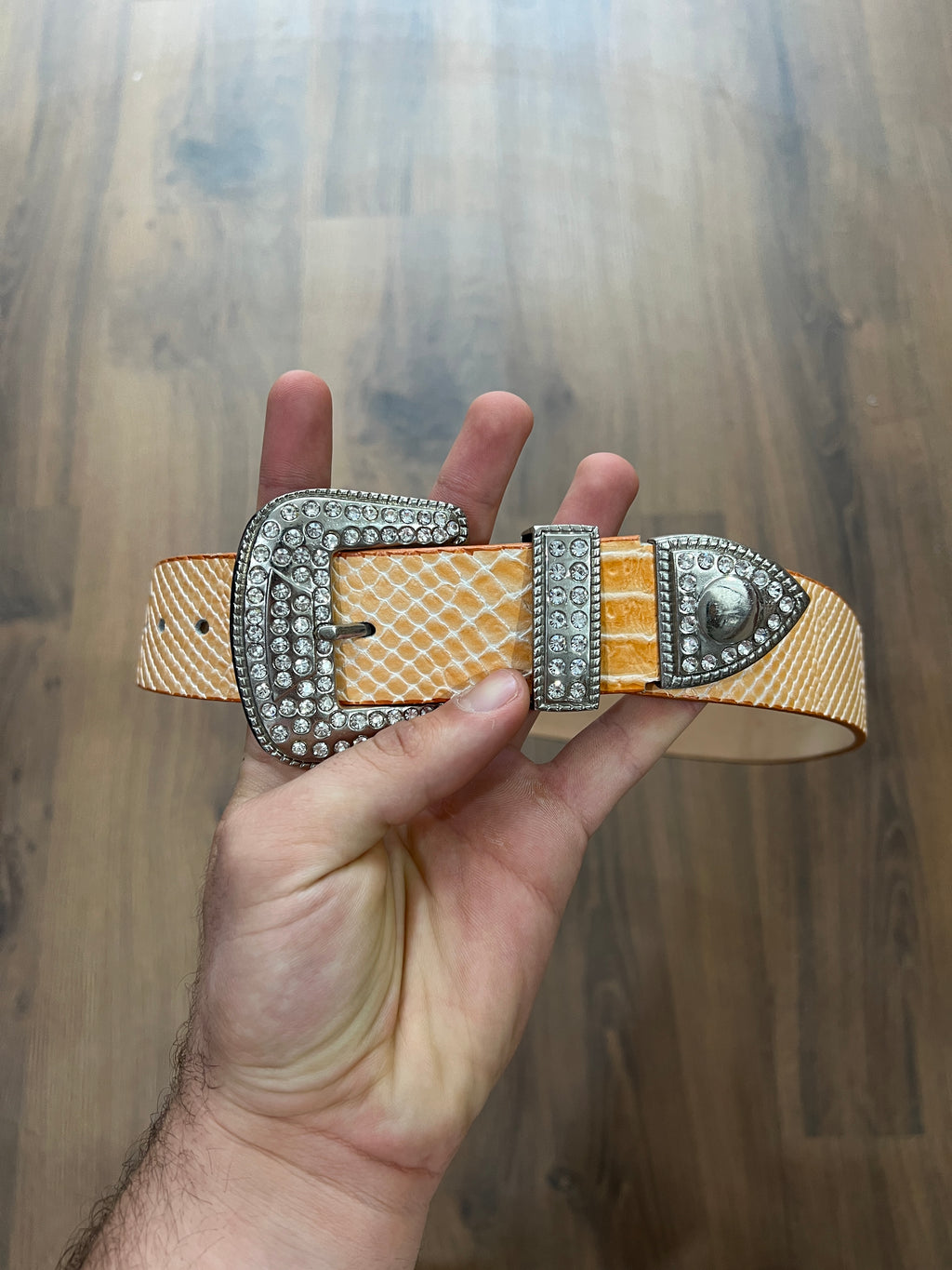 Pink Salmon Rhymestone Belt (36)