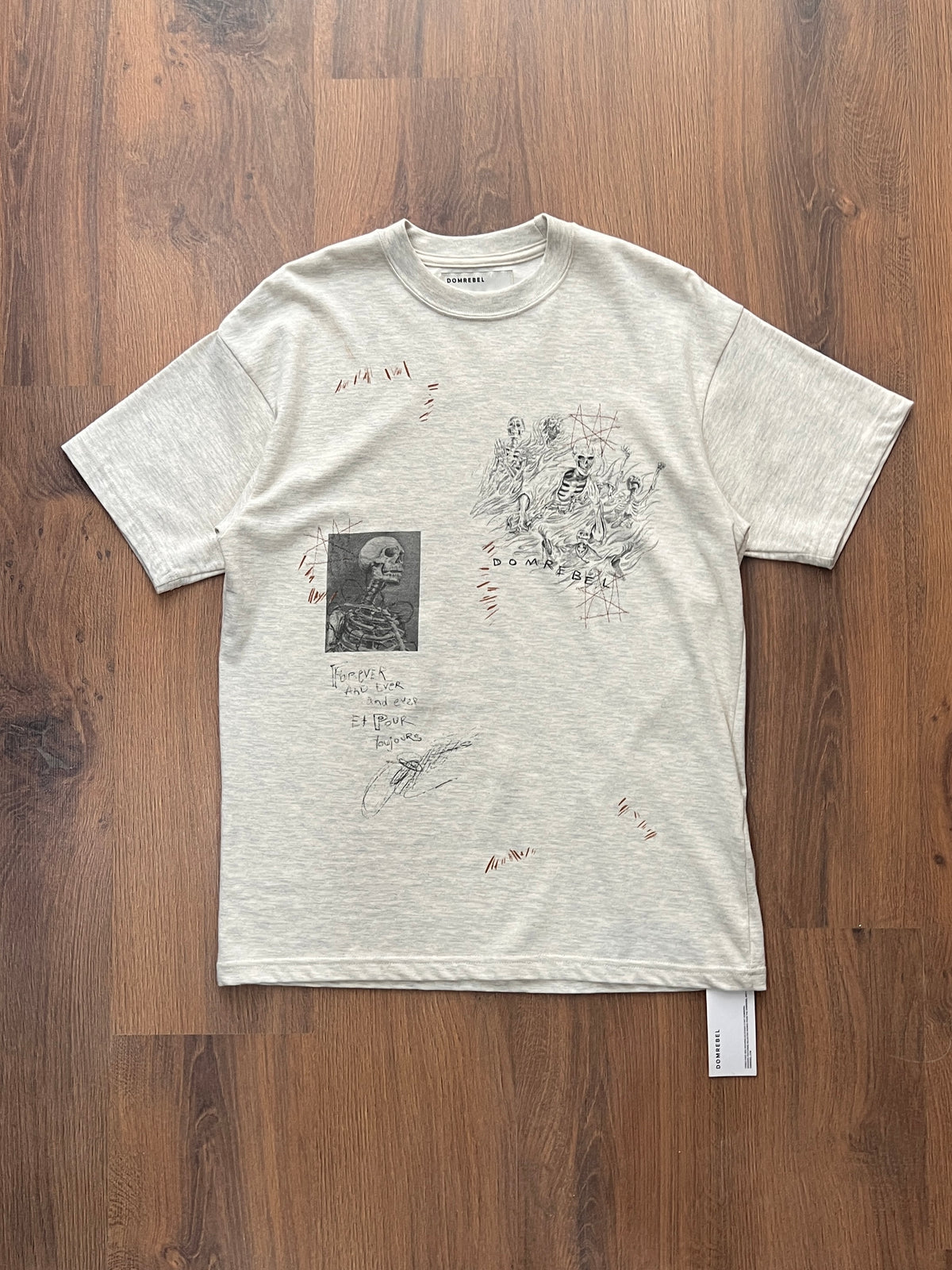 Domrebel Skeleton T-Shirt New With Tags (M)