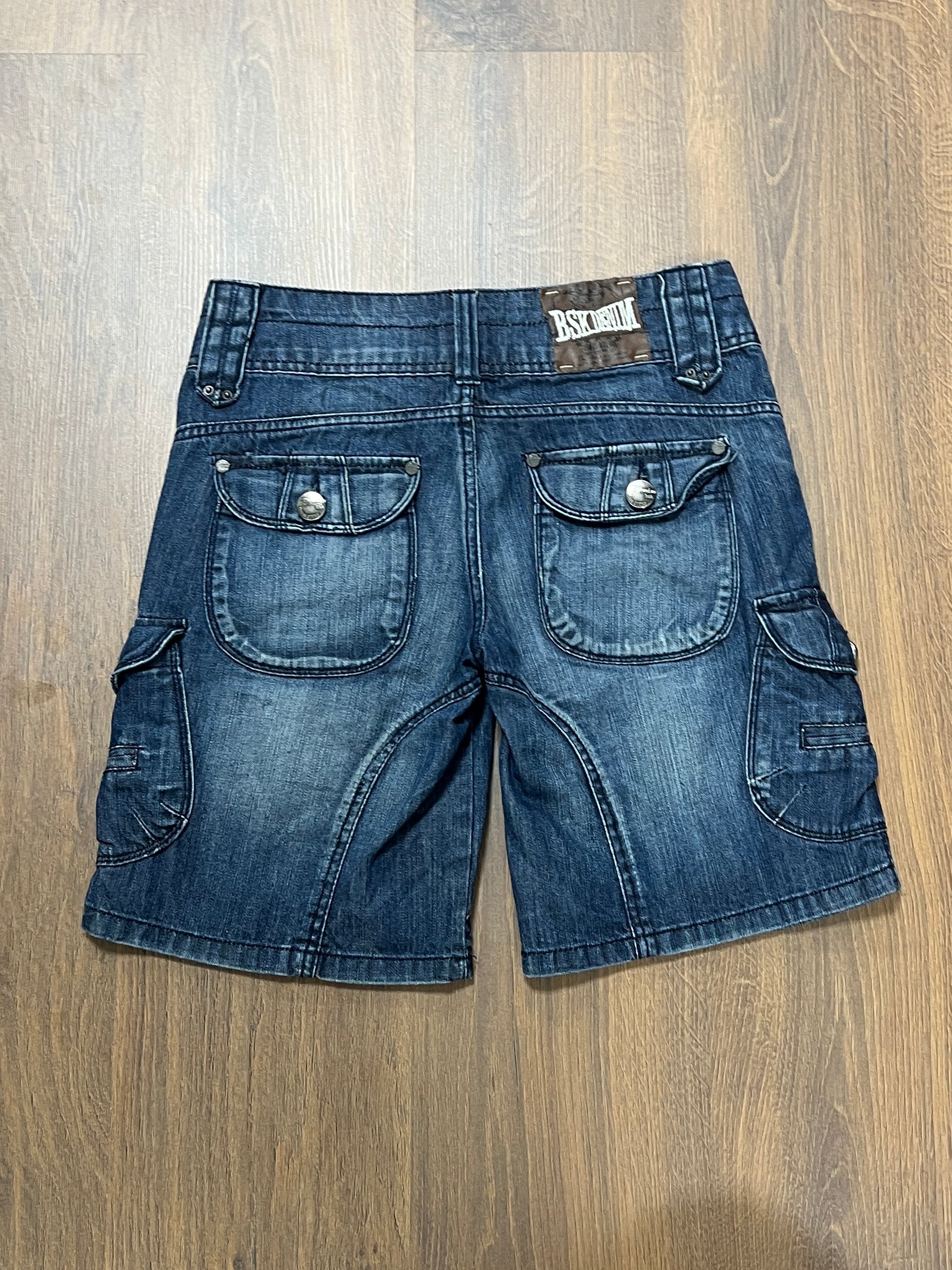BSK Denim Cargo Shorts (30)