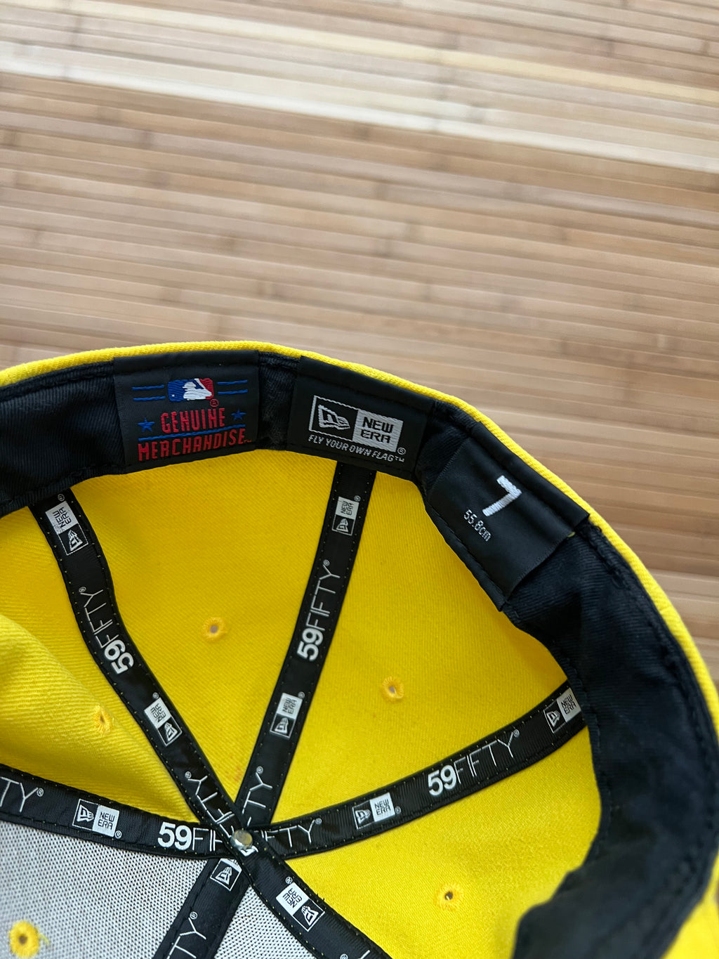 NY New Era Fitted Yellow Hat (7 55.8cm)