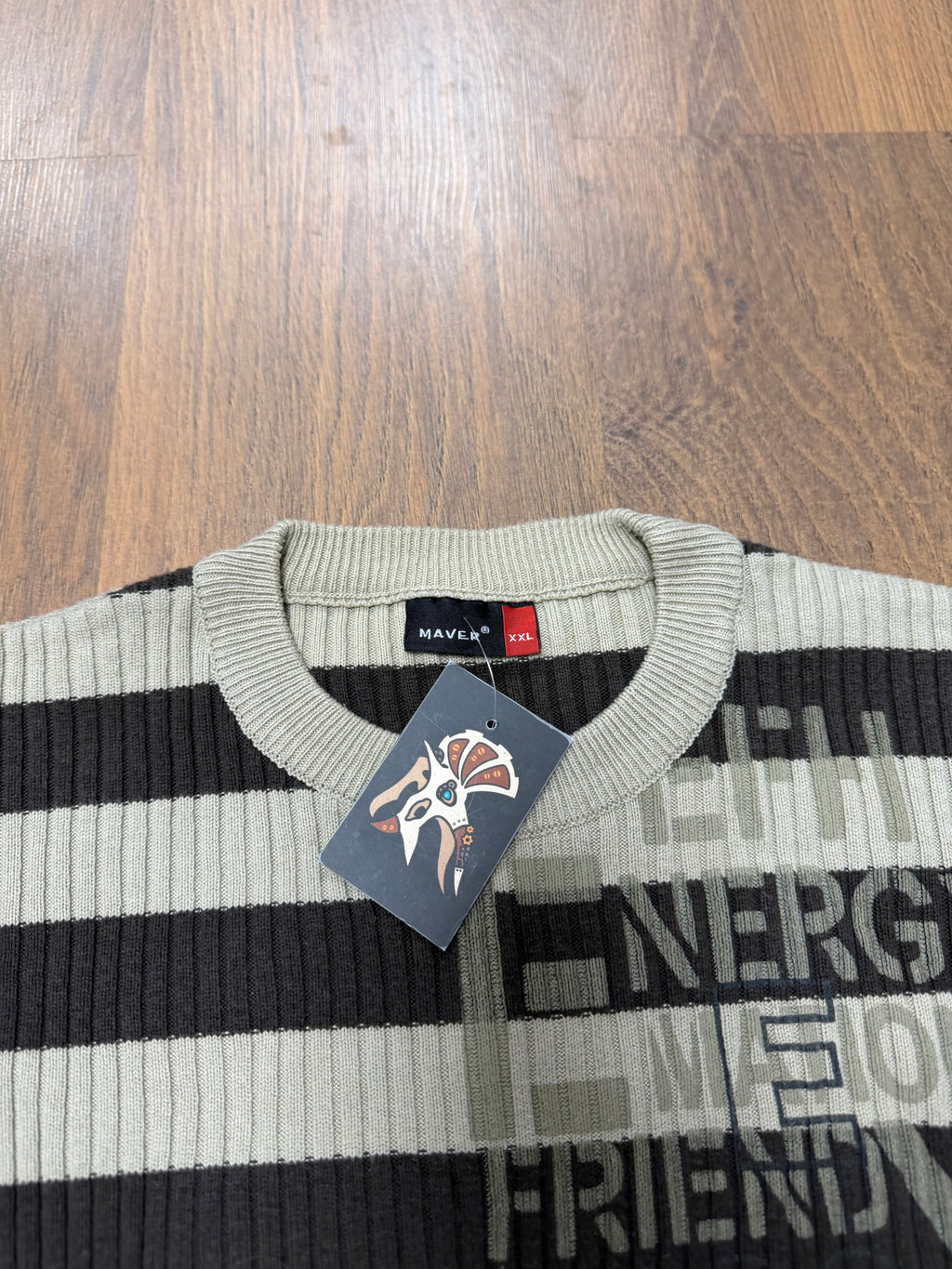 Y2K Stripped Sweater (L/XL)