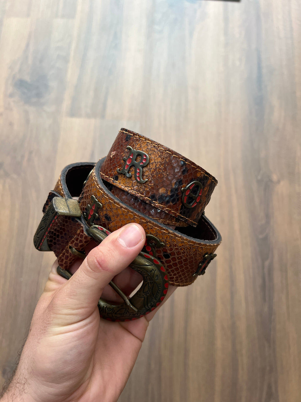Snake Skin Western Belt (32)