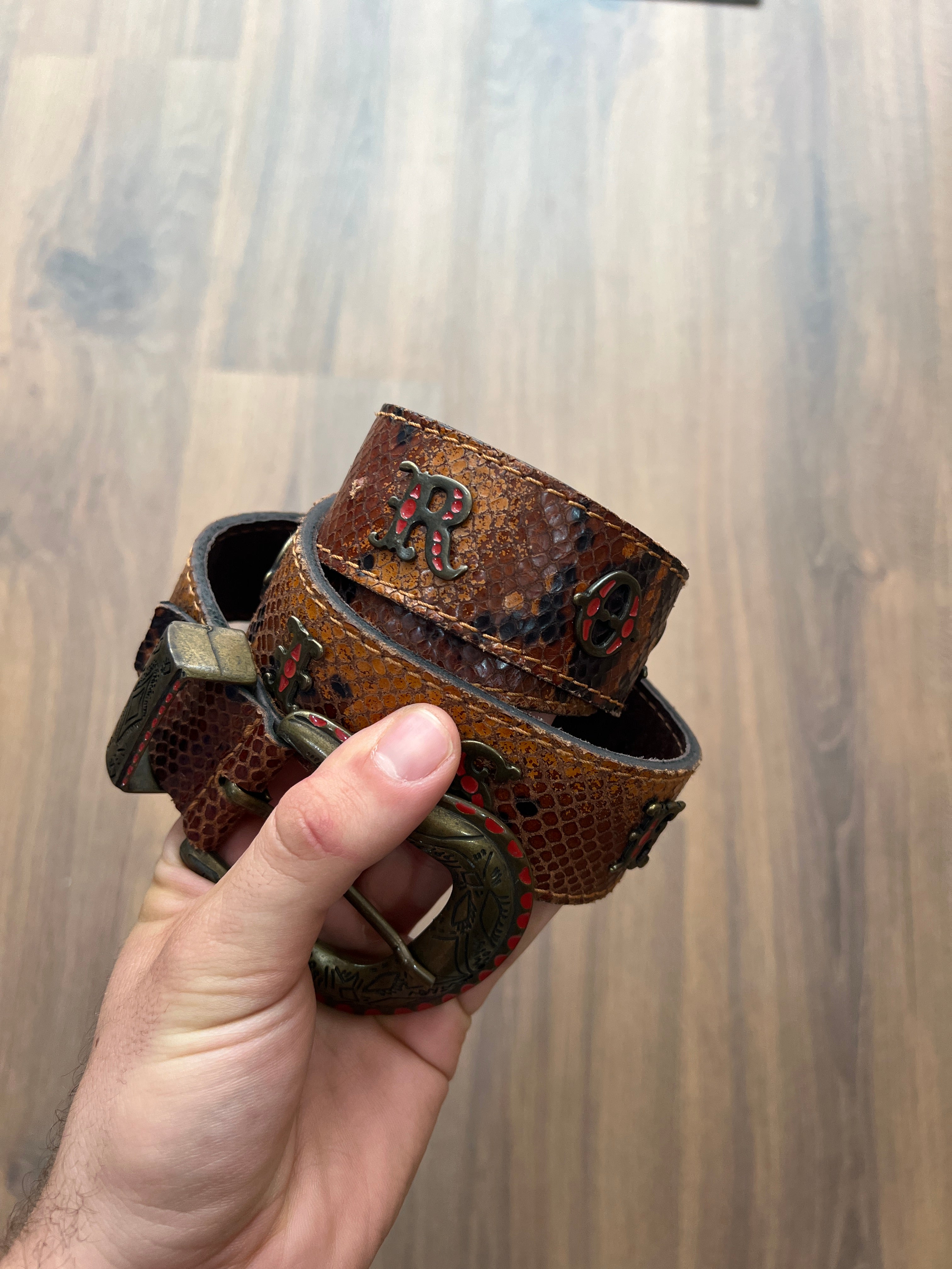 Snake Skin Western Belt (32)