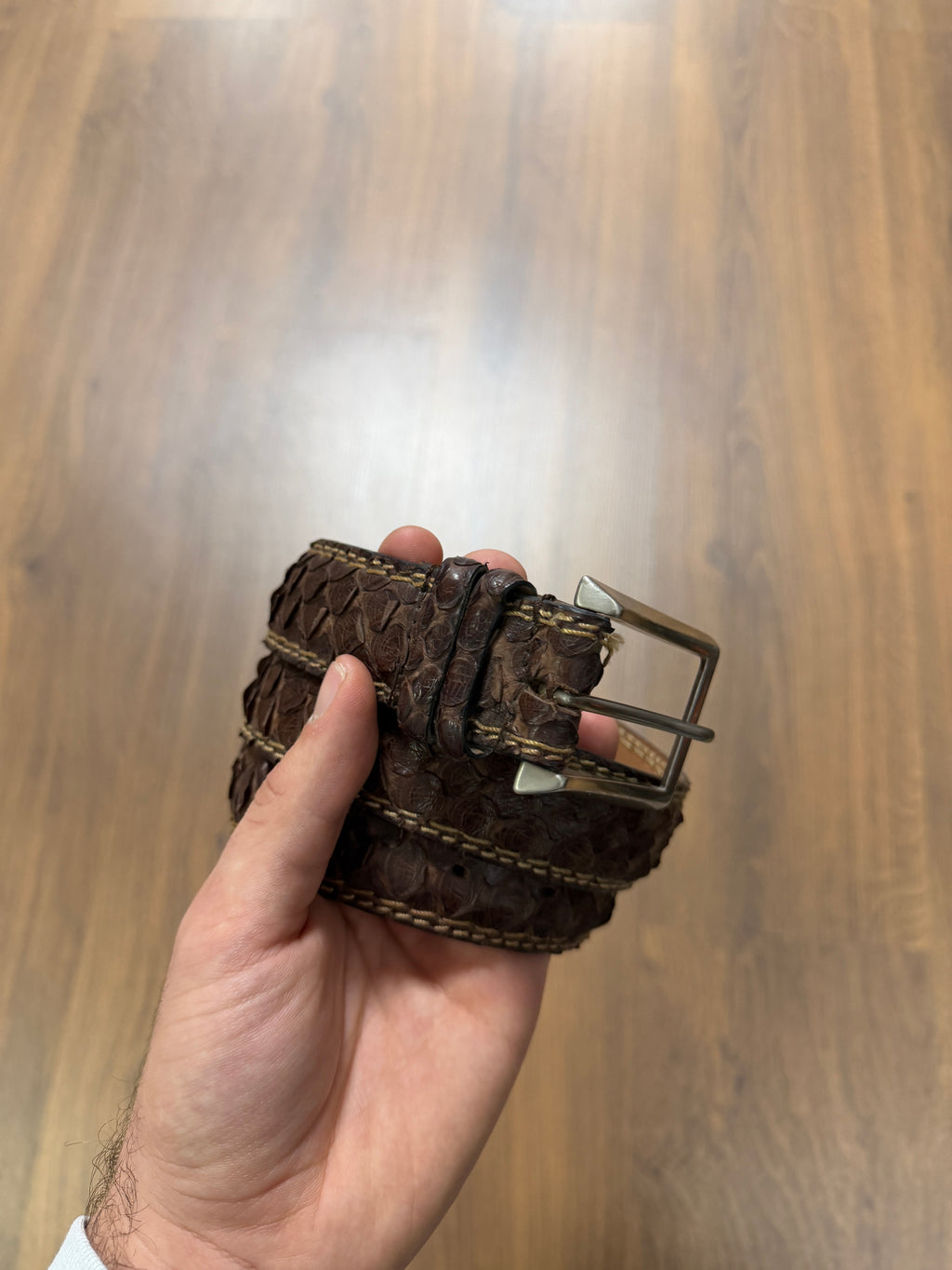 Brown snake Skin Belt (29/33)