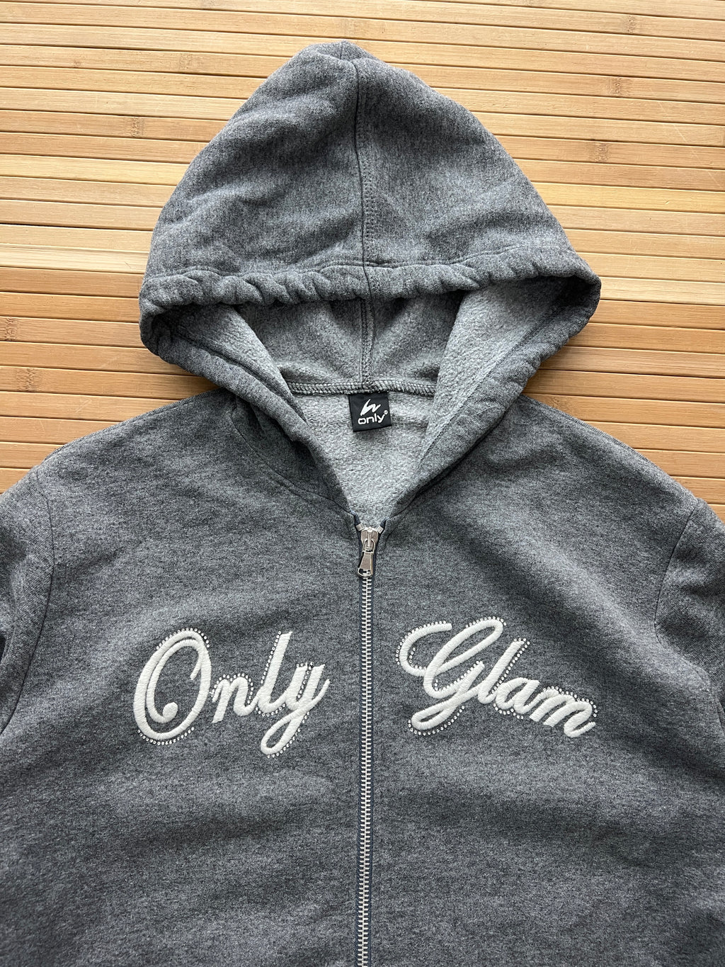 Only Glam Zip Up Hoodie (M)