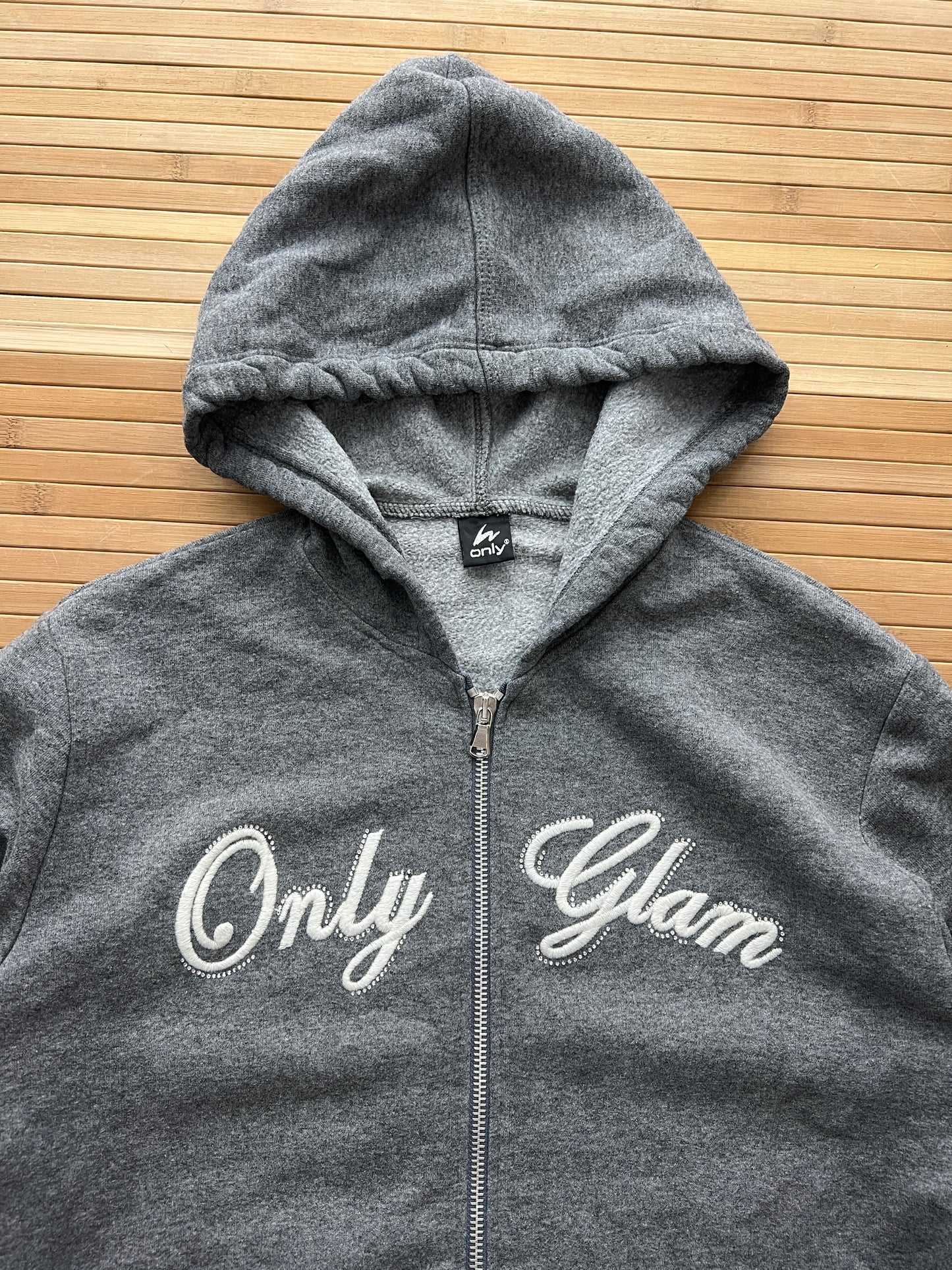 Only Glam Zip Up Hoodie (M)