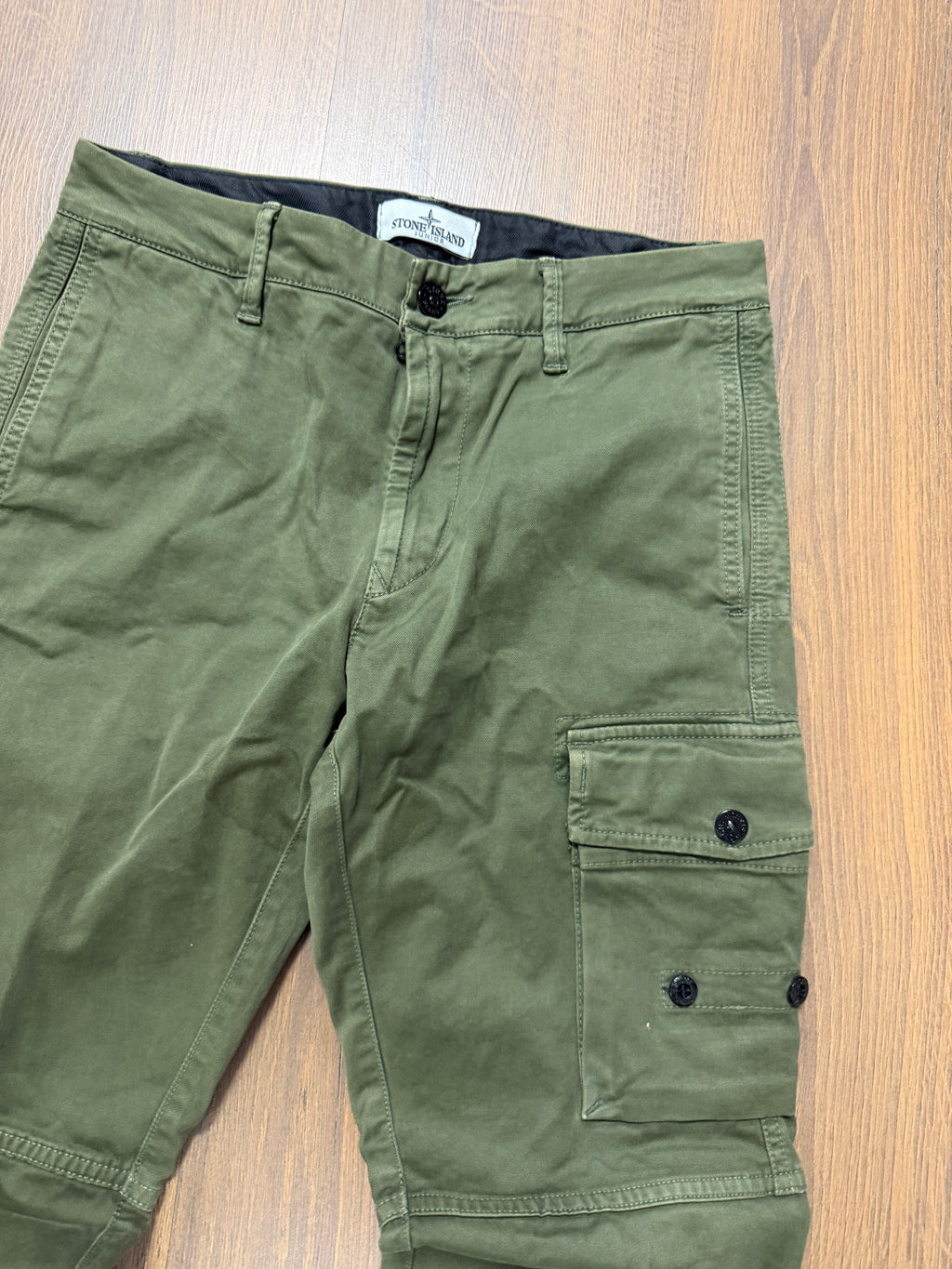 Stone Island Khaki Cargo Pants Junior (12Yrs)