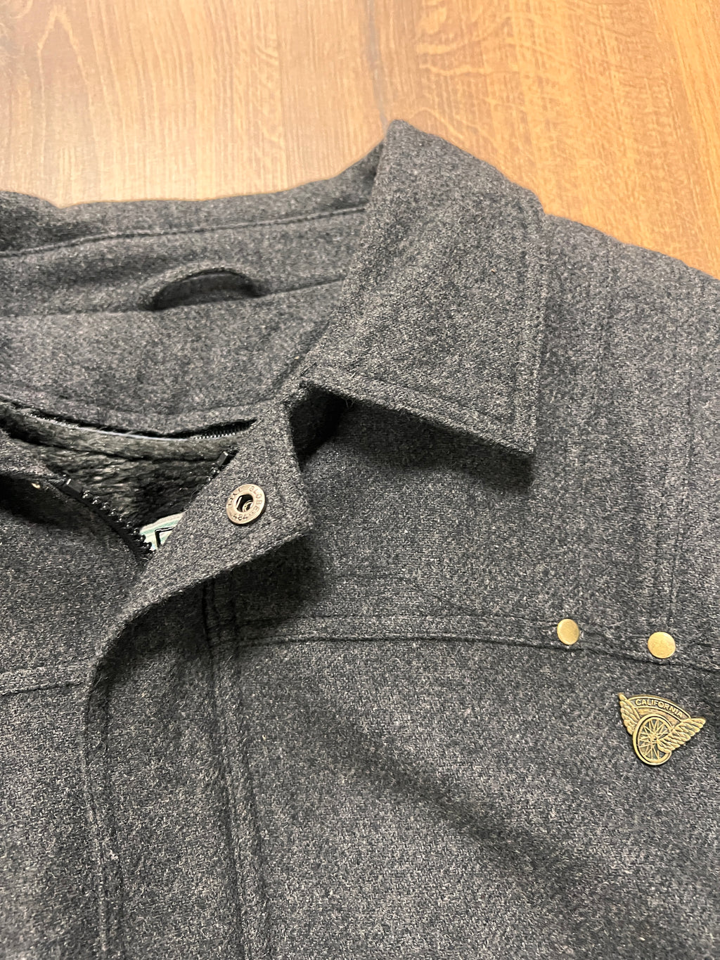 Wool Bomber Jacket (L)