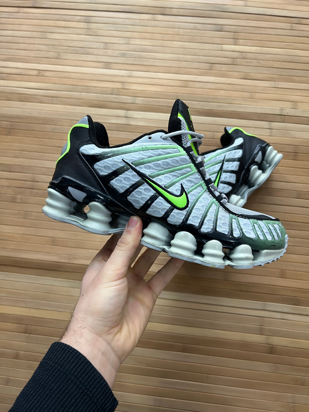 Nike Shox Wolf Grey Lime Blast (41.5-42)
