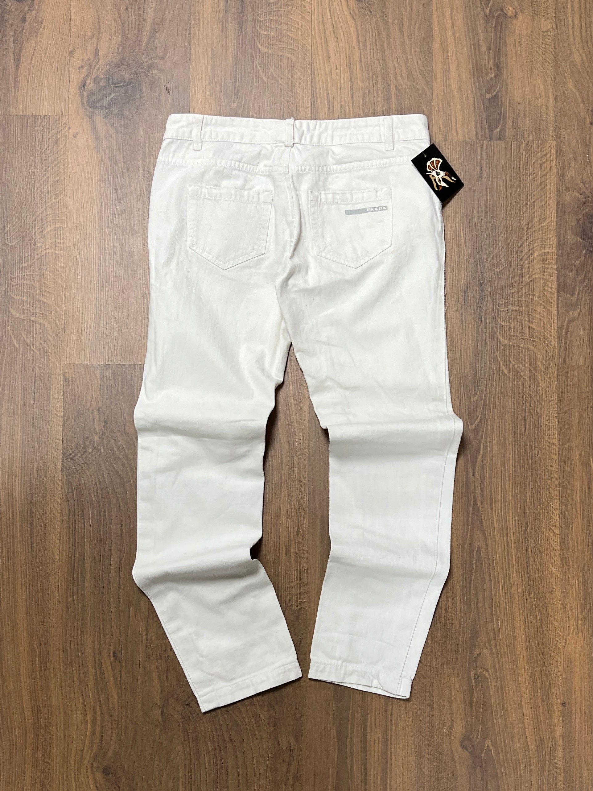 Prada White Pants🙋‍♀️ (30x30)