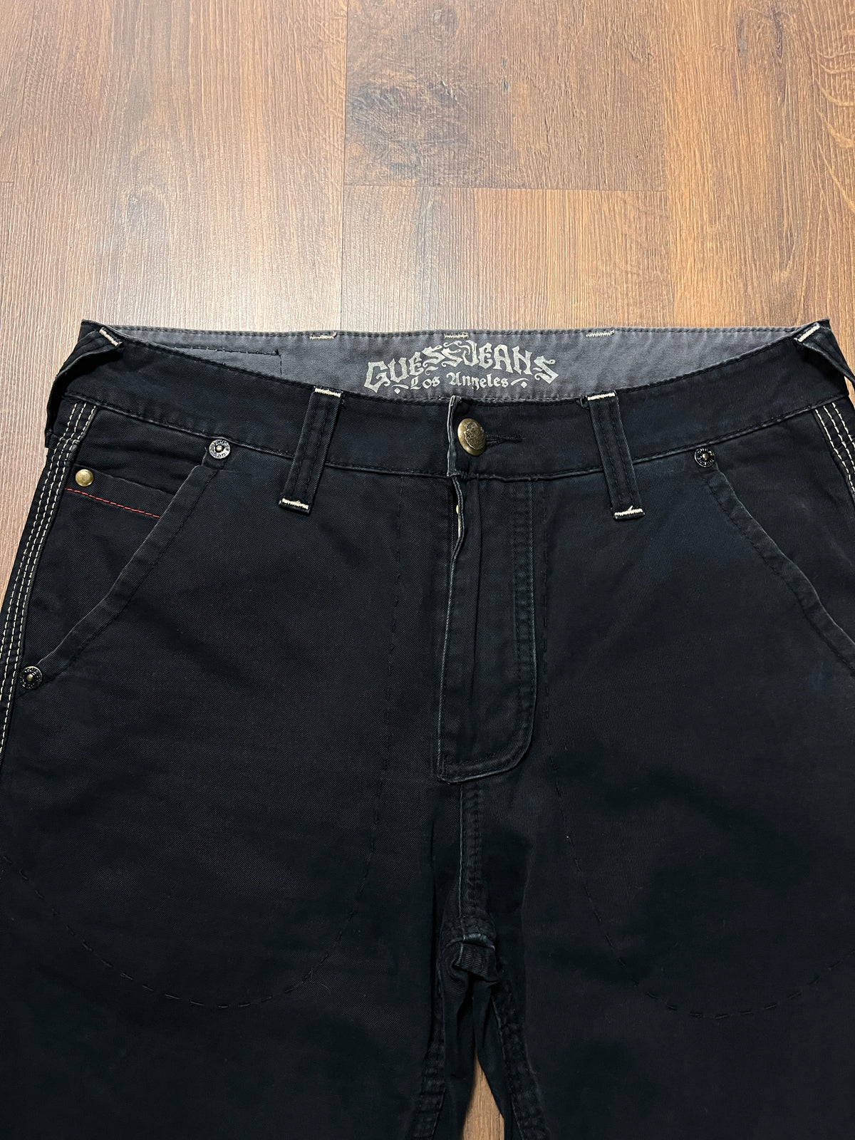 Guess y2K goth flared jeans(32x30)