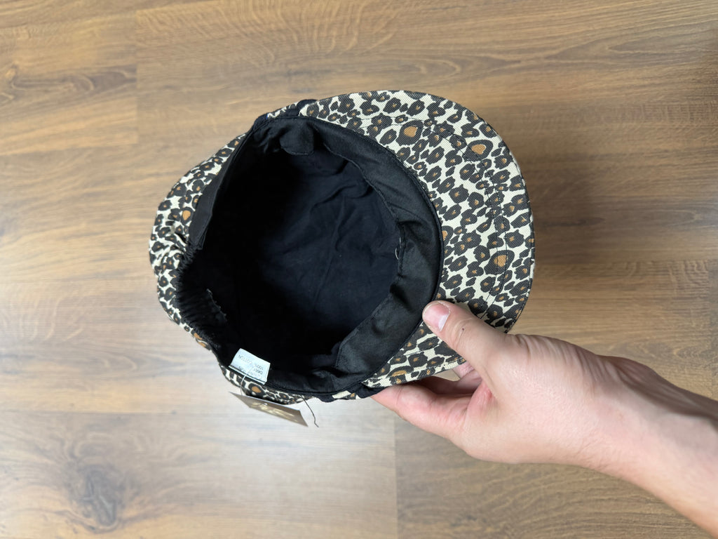 Y2K chetah print Cadet Hat 🙋‍♀️