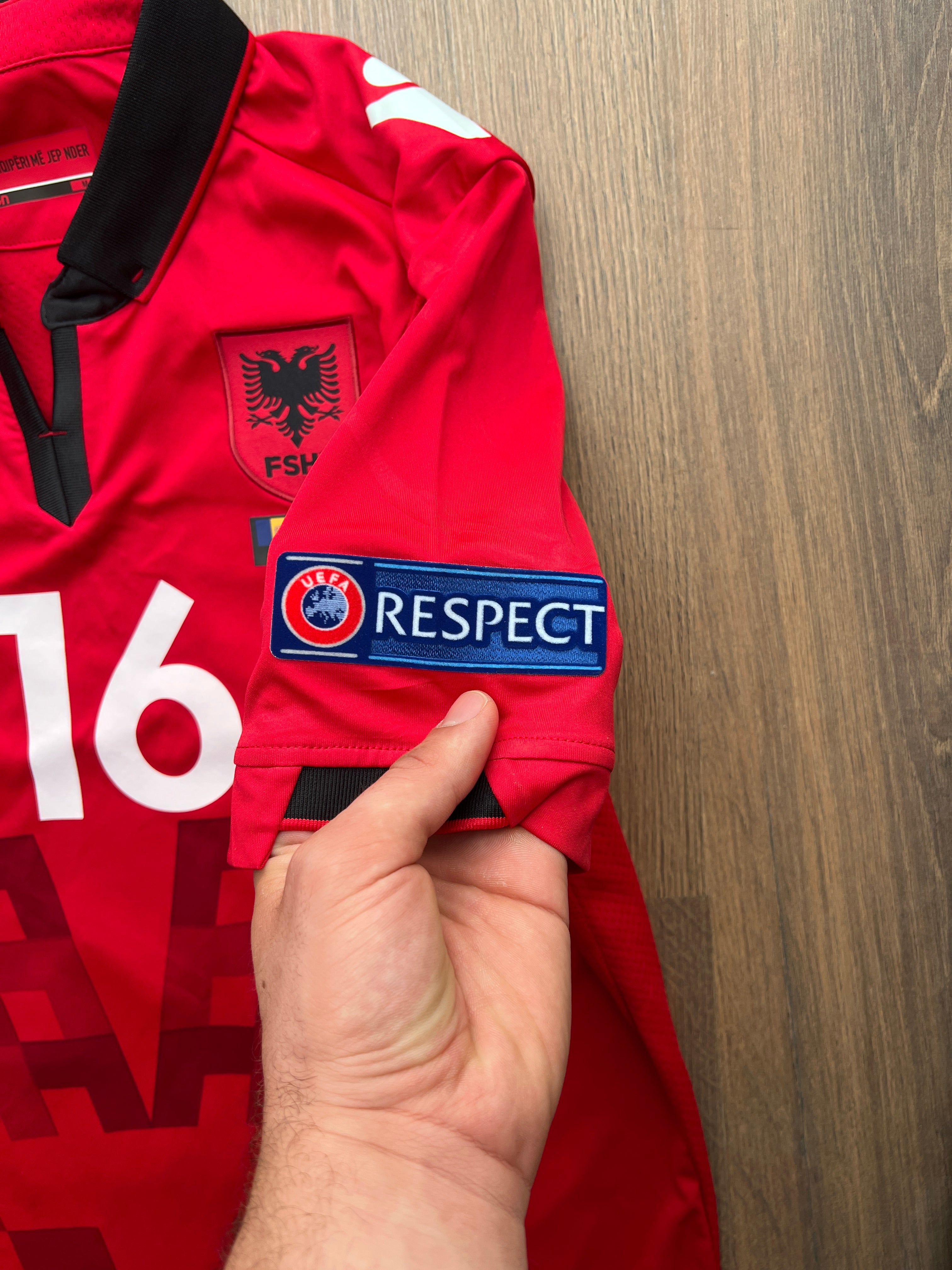 Cikalleshi Albania 2021/22 Match Worn Jersey (M)
