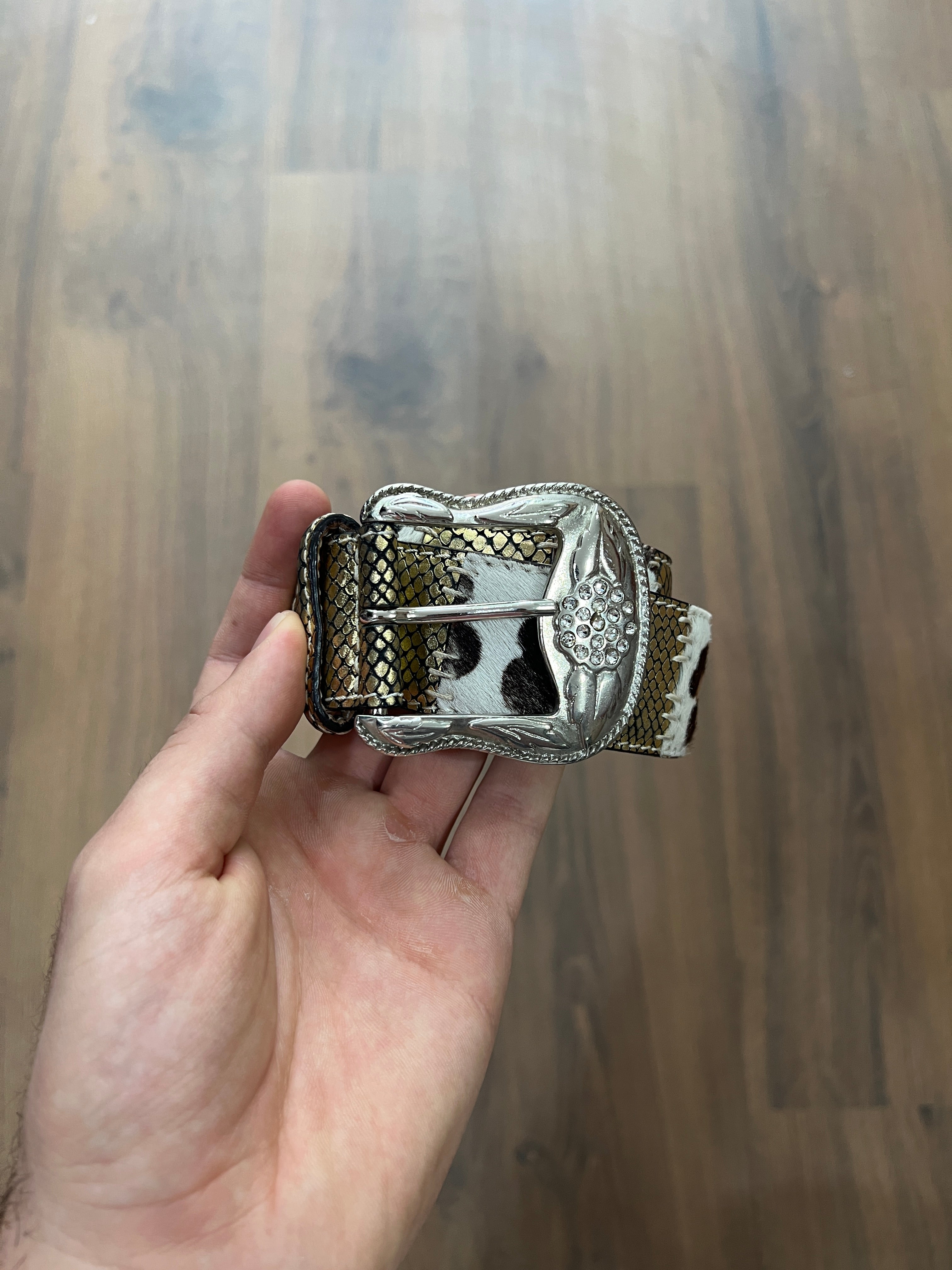 Cow/Snake Skin Belt (33)