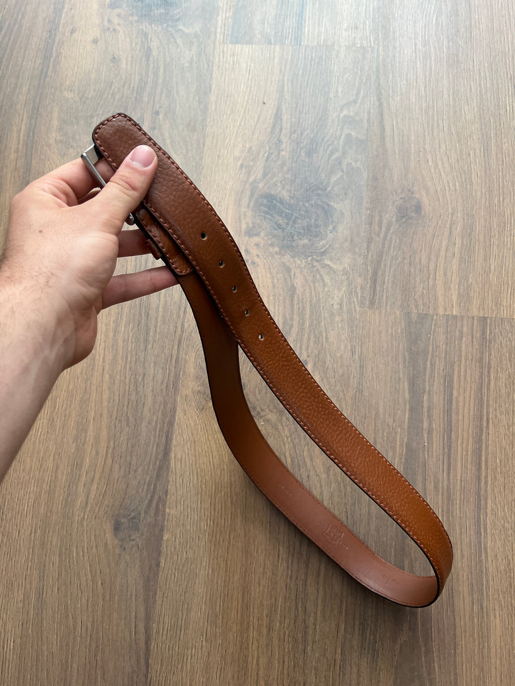Brown Leather Belt (32)