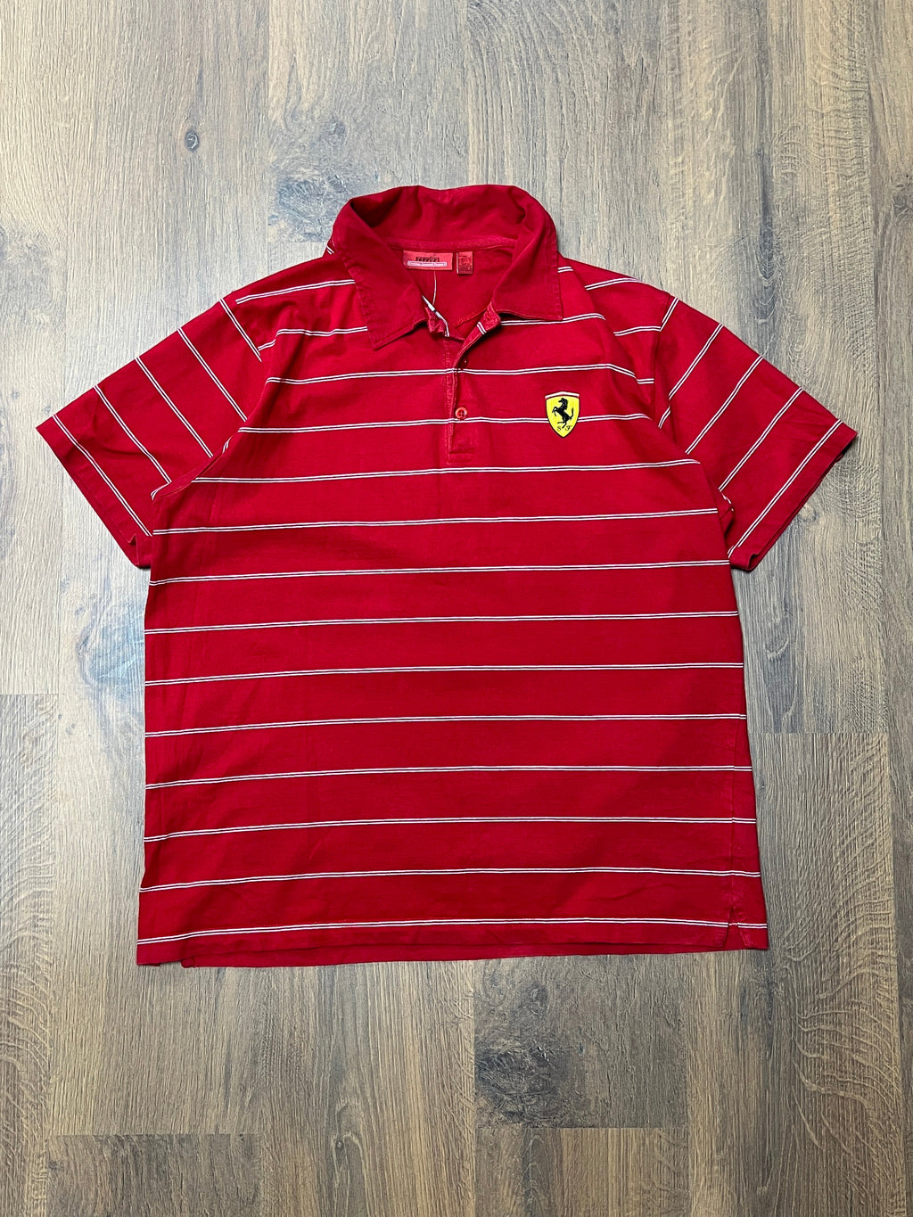 Ferrari Striped Polo (L)