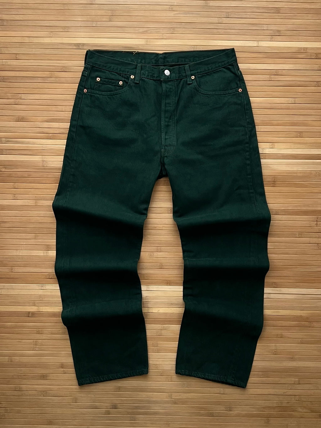501 Levis Green jeans (34x32)