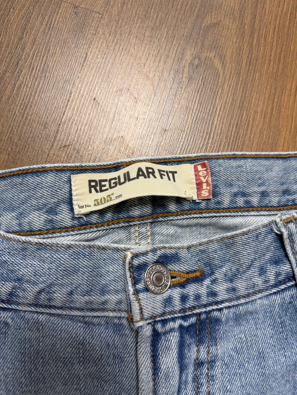 Levis 505 Regular Fit Jeans (34x33)