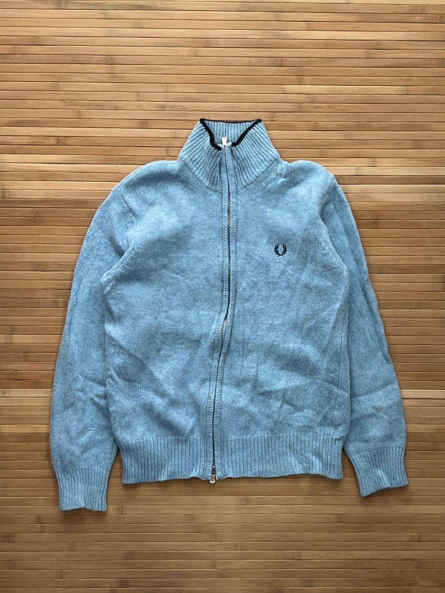 Fred Perry Zip Up Knit (S)