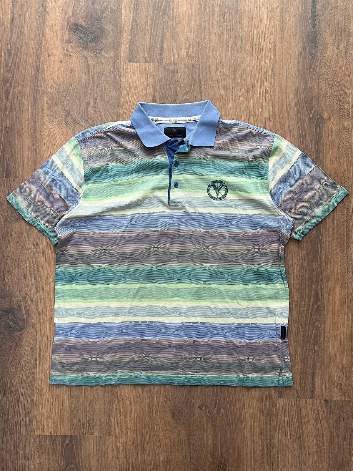 Carlo Colucci Striped Polo (L)