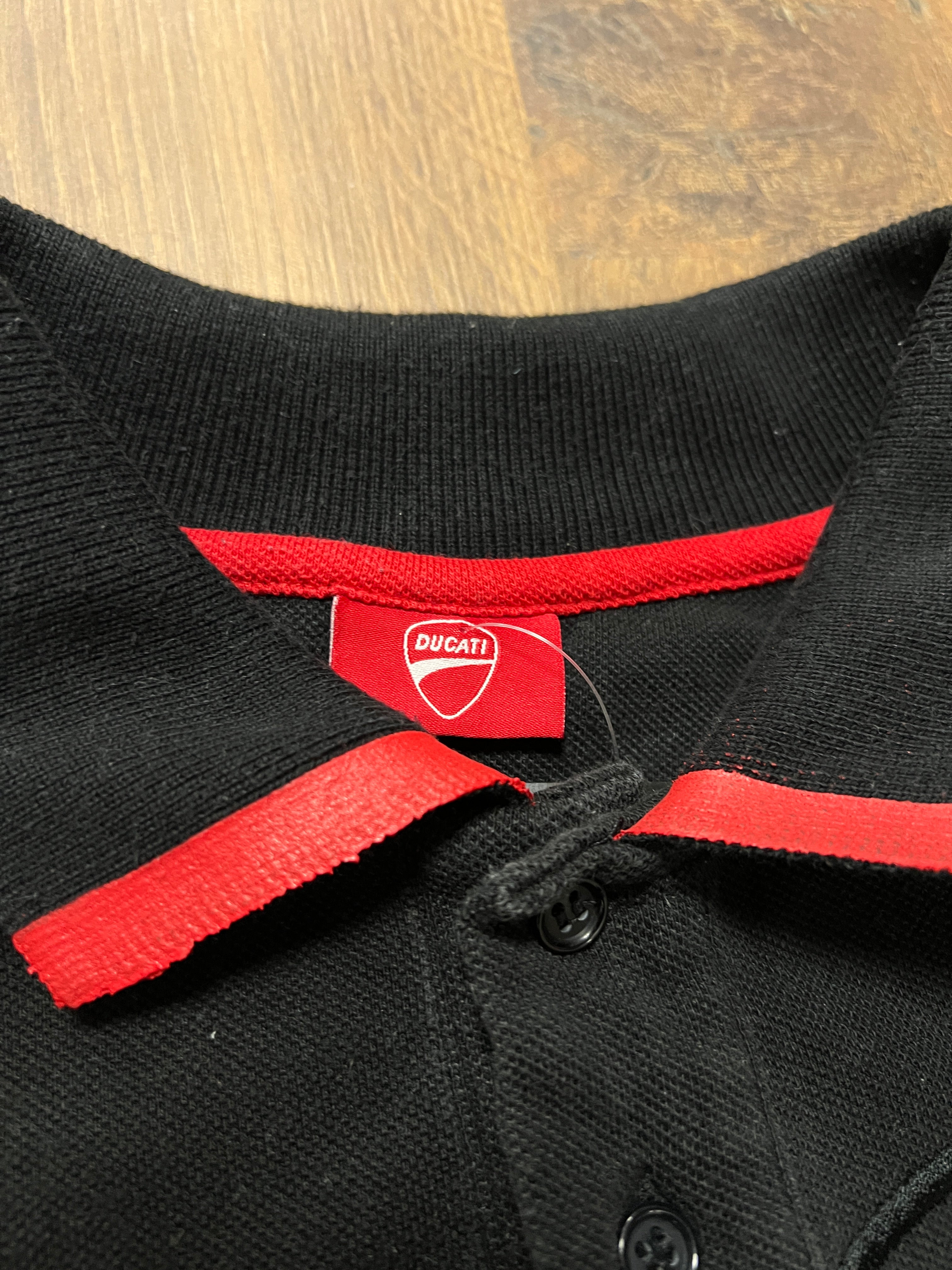 Black on black ducati Polo Tshirt (M)