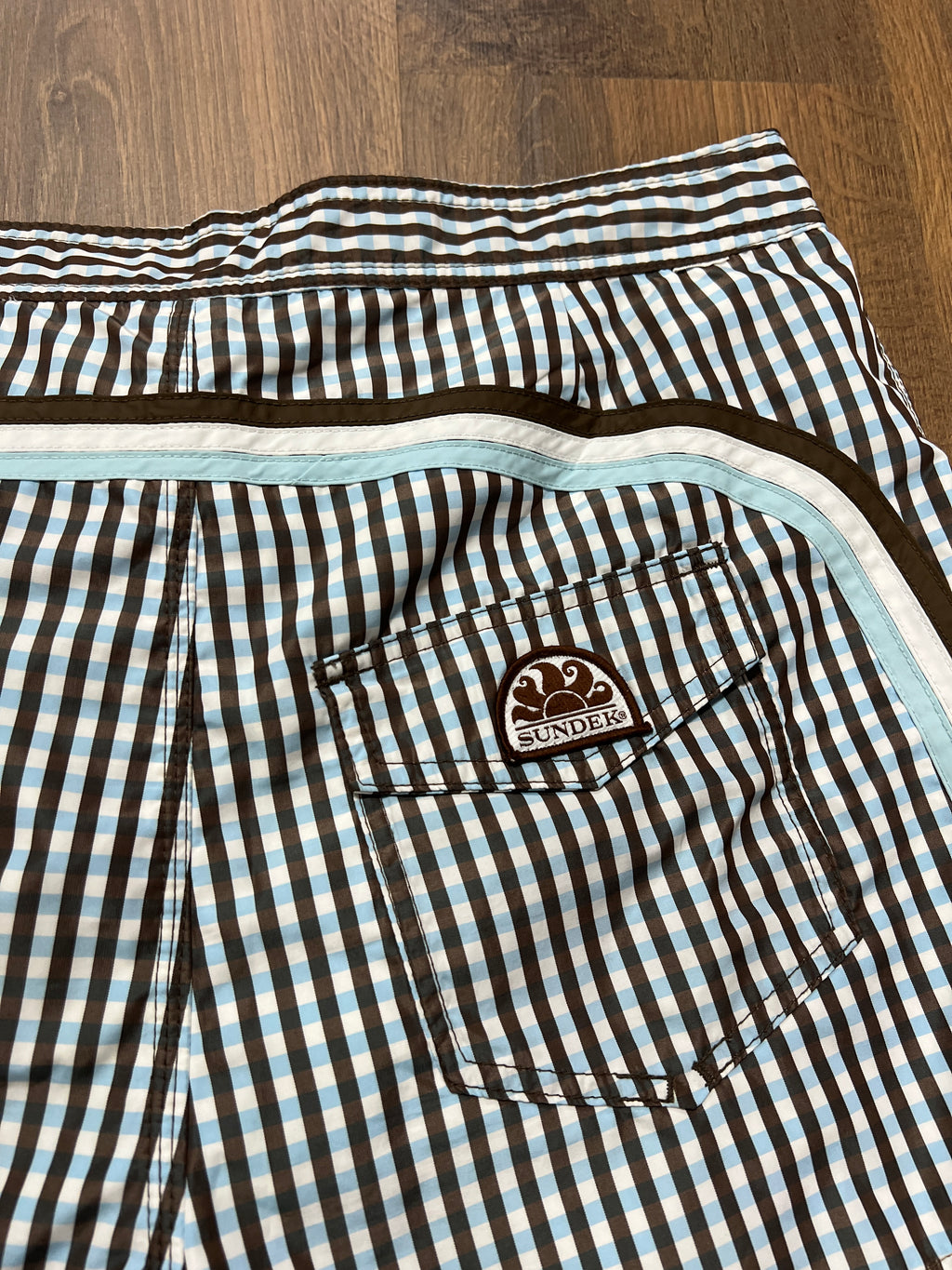 Plaid sundek boardshorts (32)