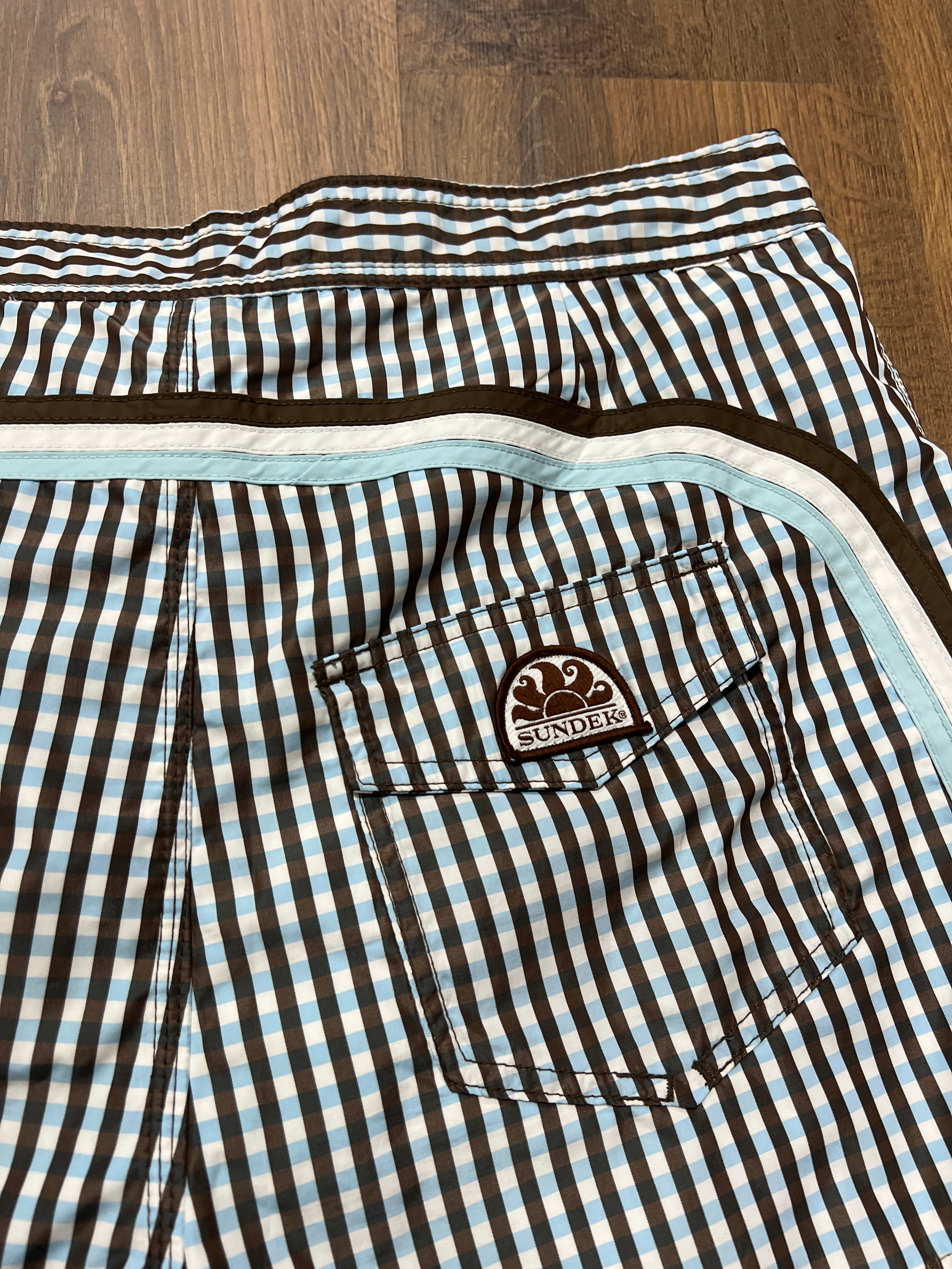 Plaid sundek boardshorts (32)