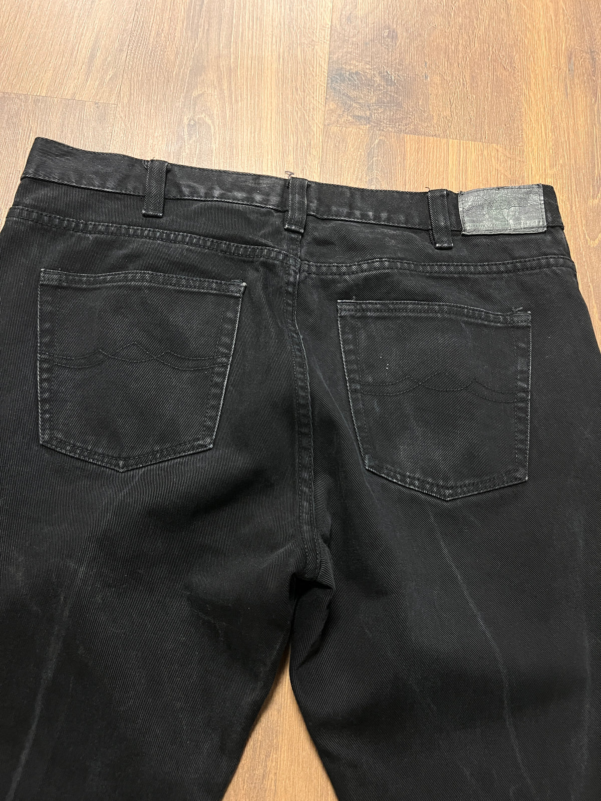 Jinglers Stone washed Black Jeans (36x30)