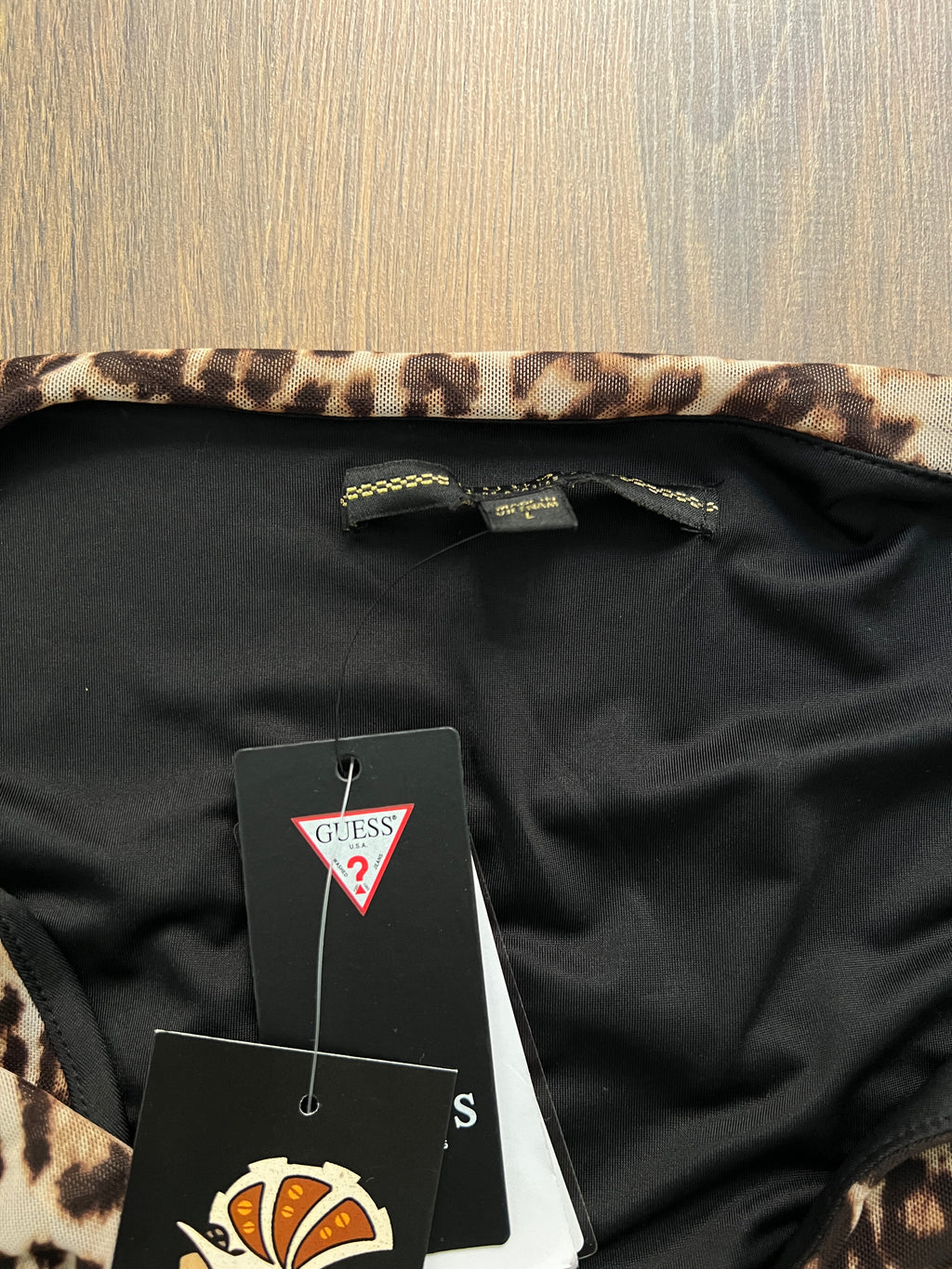 Guess Chetah Mesh Dress New with tags🙋‍♀️ (L)