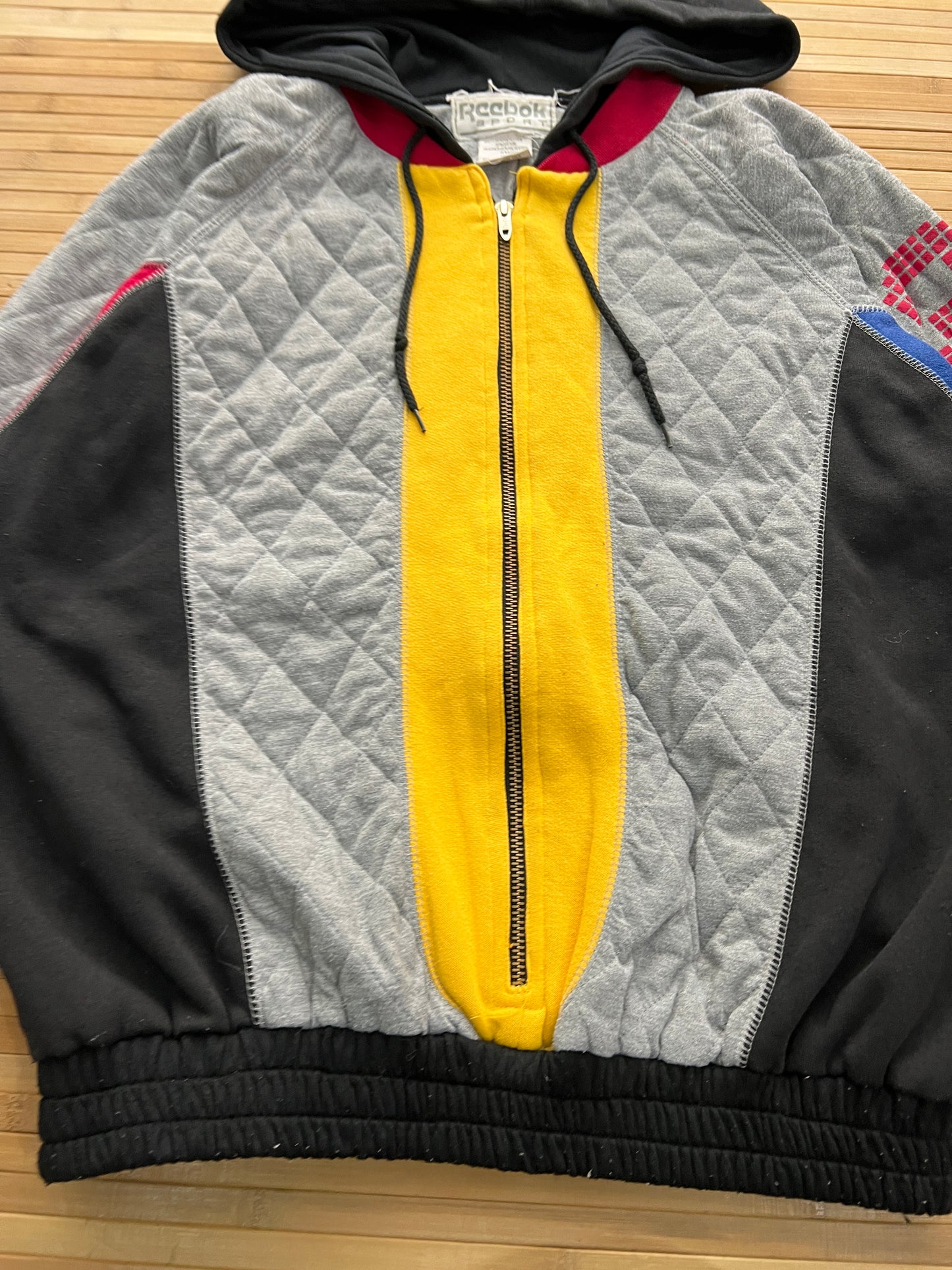 Reebok Vintage Zip Up Hoodie (M)