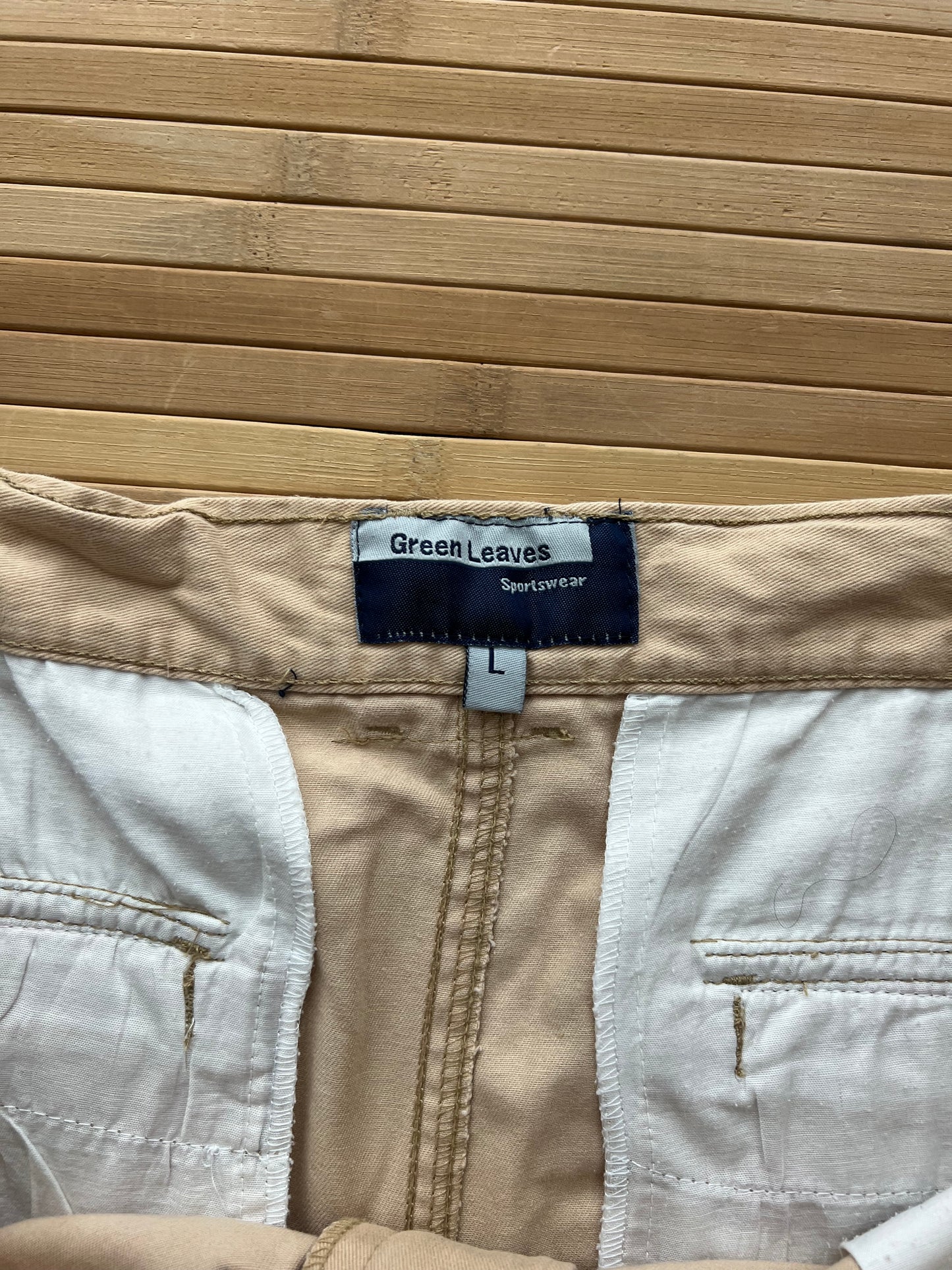 Green Leaves Cargo Shorts (36)