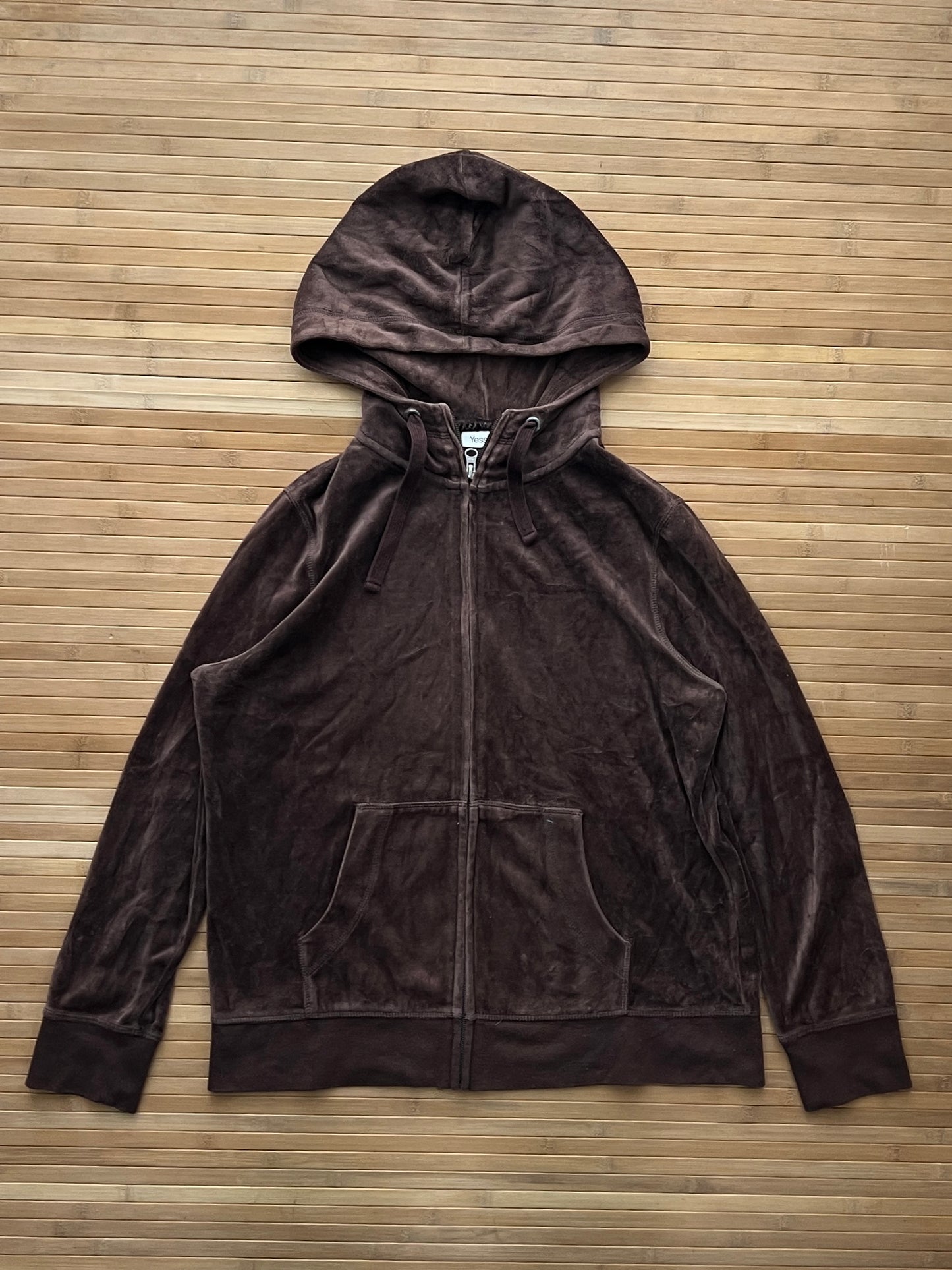 Brown Zip Up Hoodie 🙋‍♀️ (L)