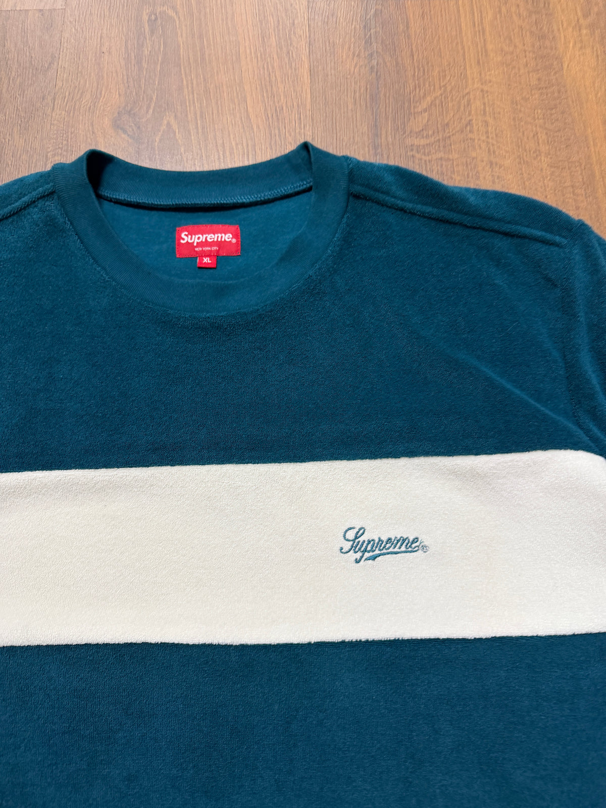 Supreme Rug Stripped Tshirt (XL)