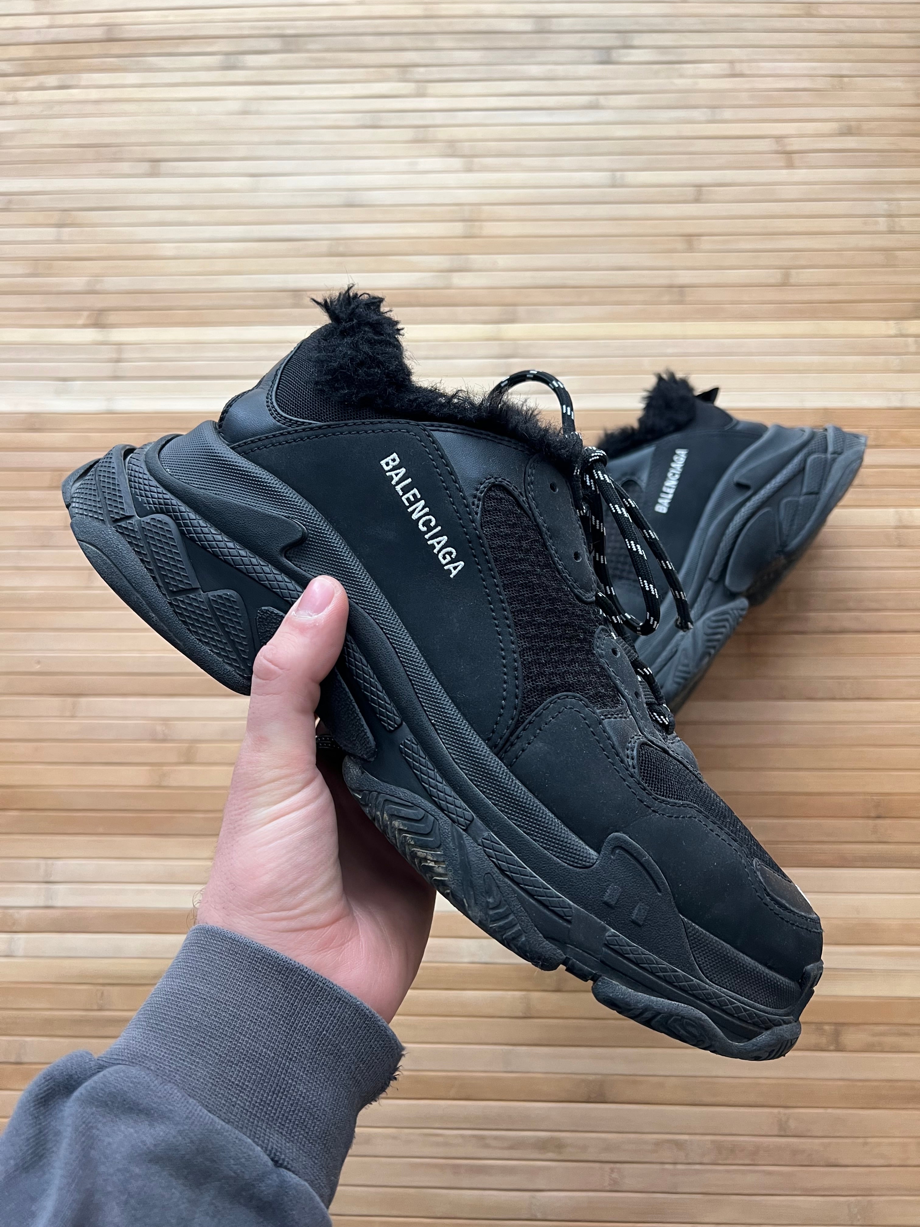 Balenciaga Triple S Limited Fur Edition (45)