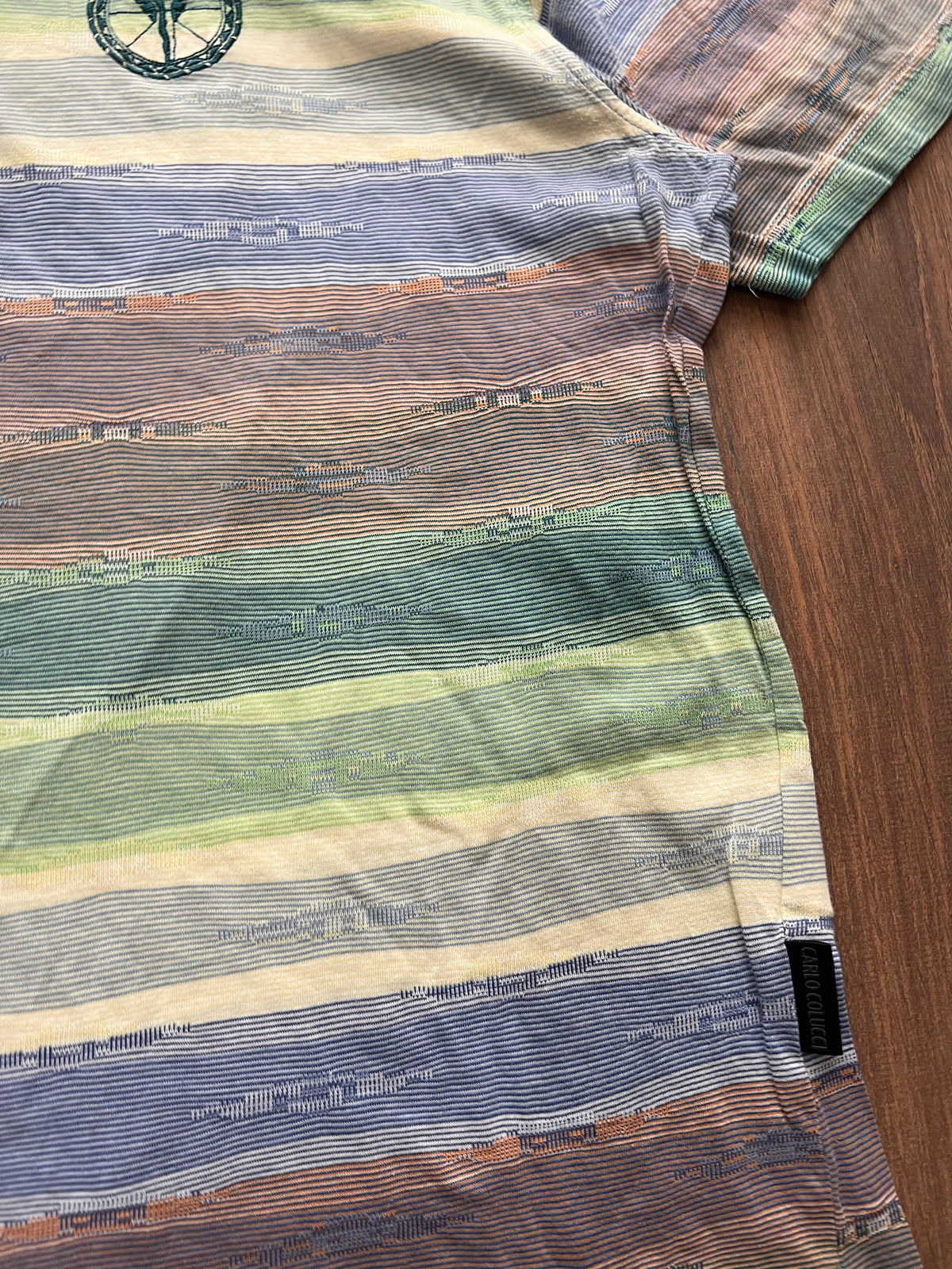 Carlo Colucci Striped Polo (L)