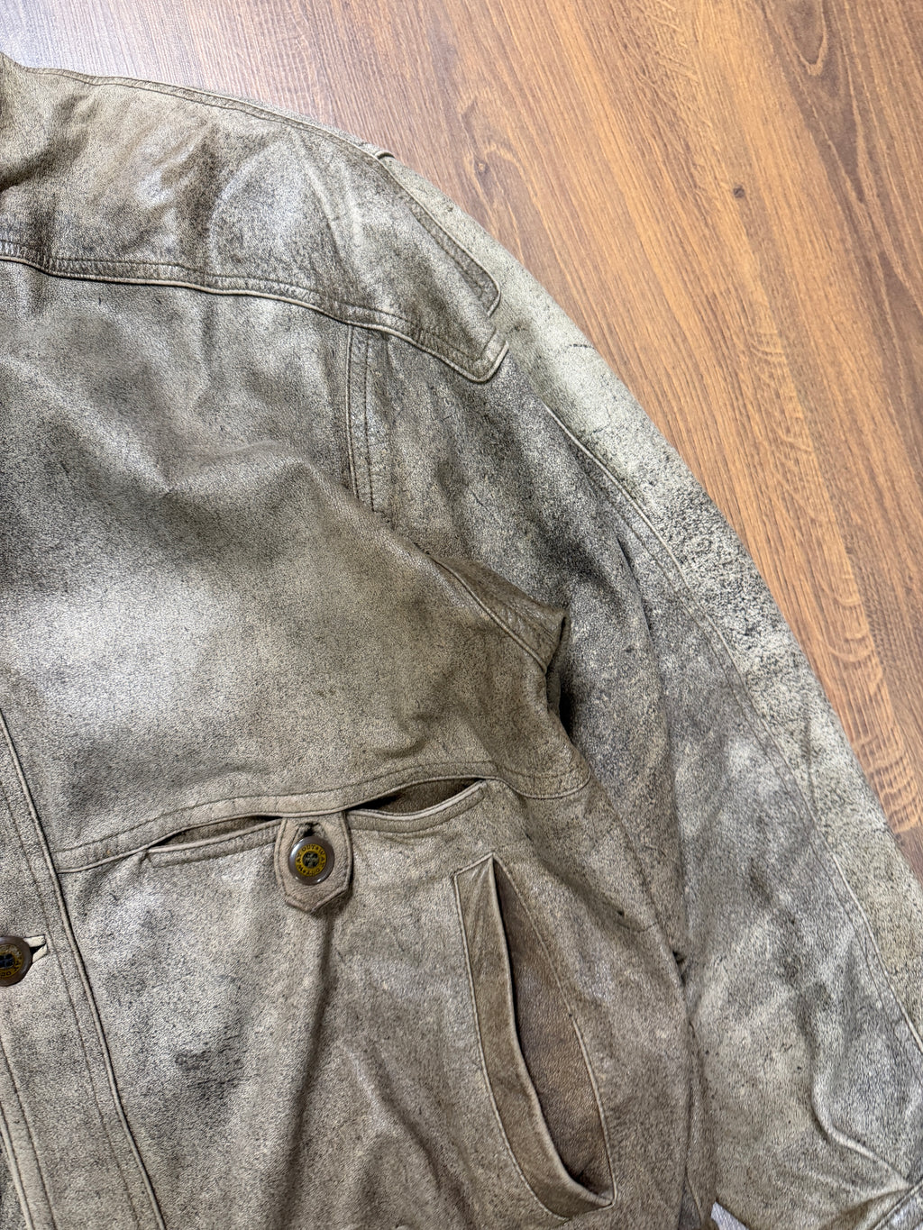 Vintage Leather Jacket (L)