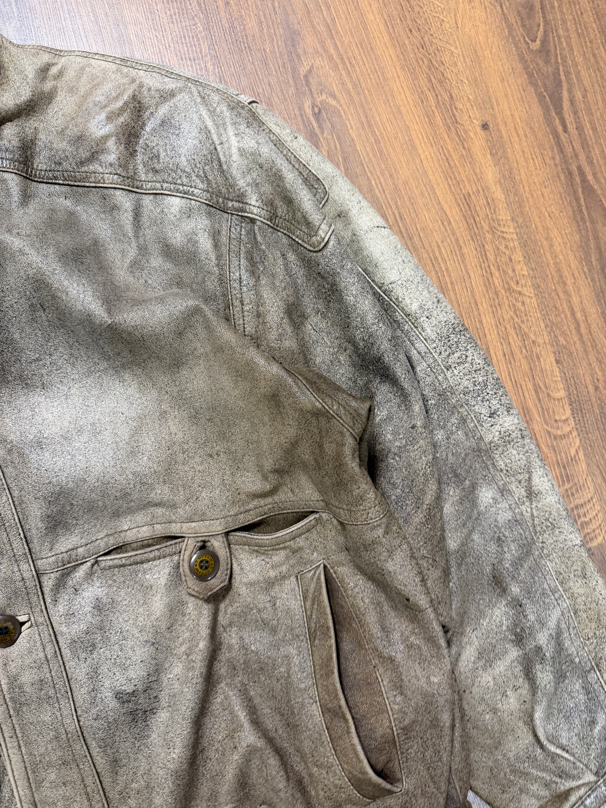 Vintage Leather Jacket (L)
