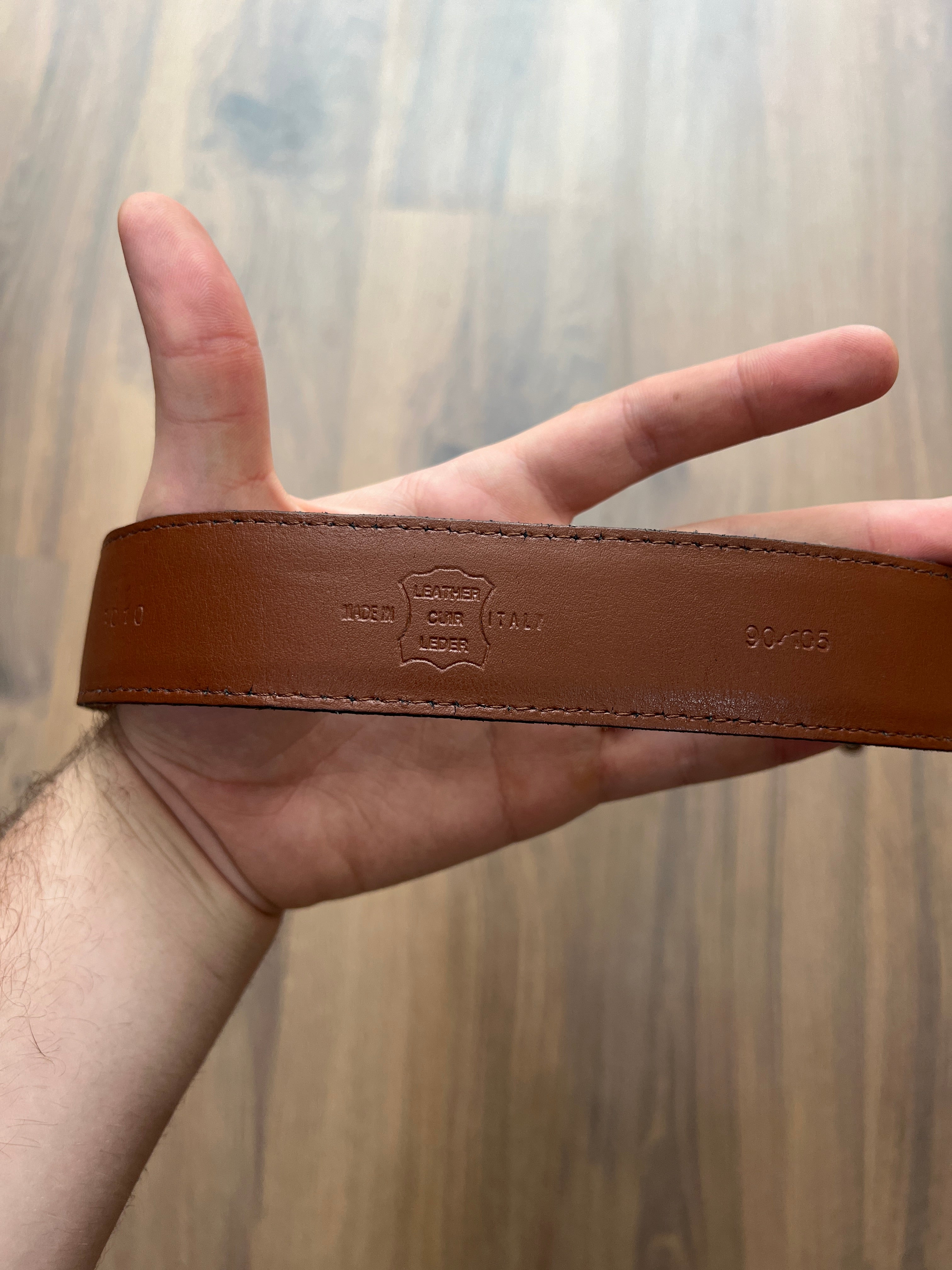 Brown Leather Belt (32)