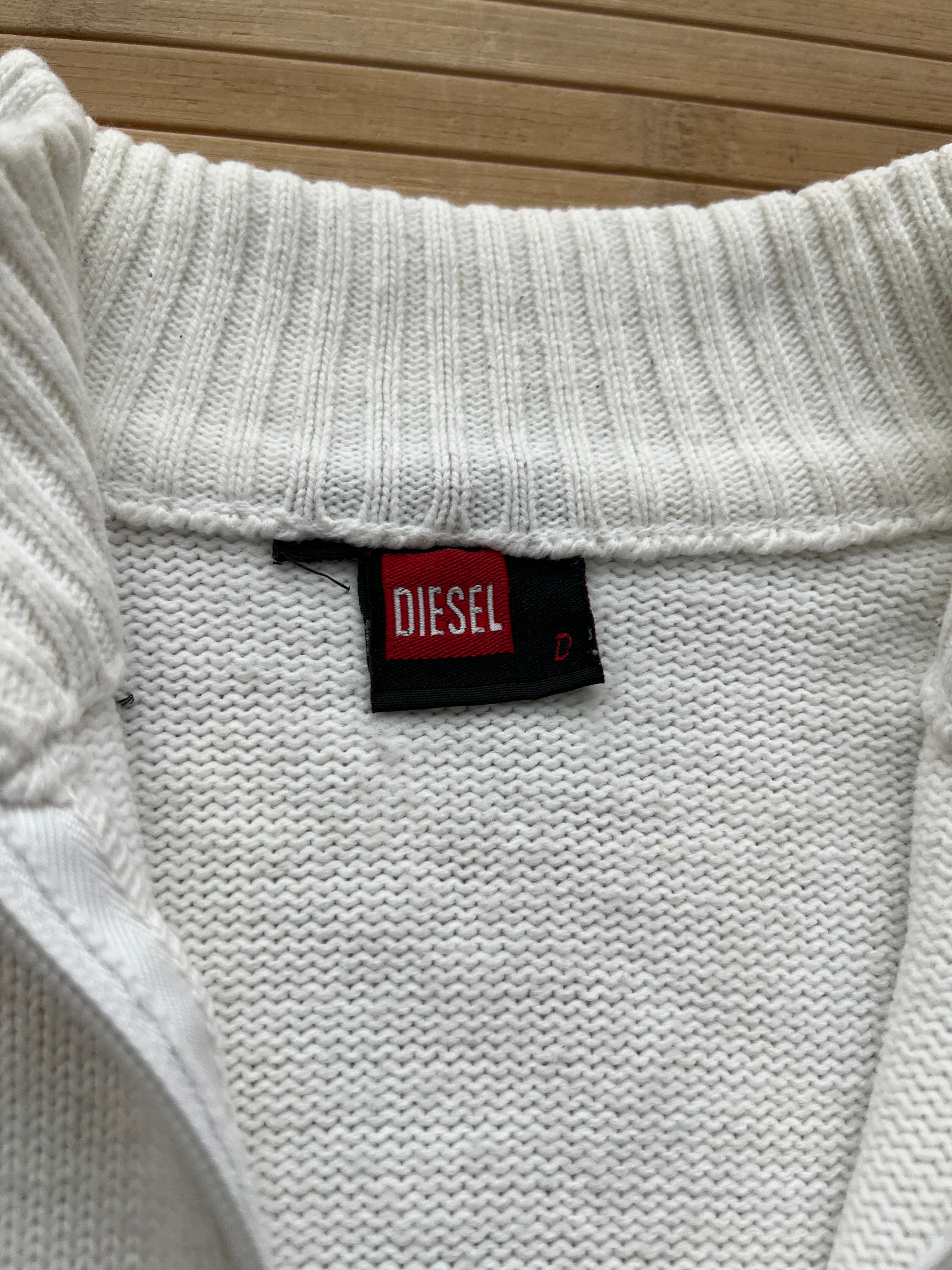 Diesel 90s Knit Zip Up (L)
